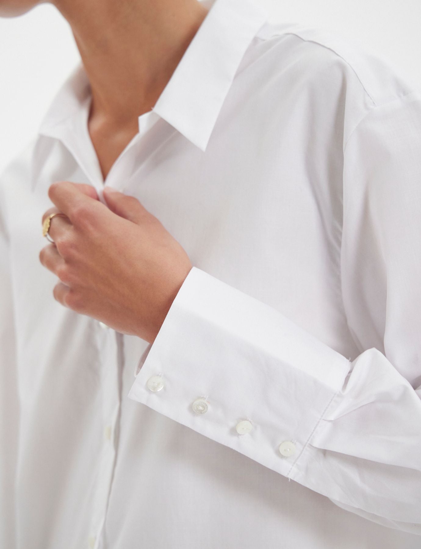 Falco white cotton shirt