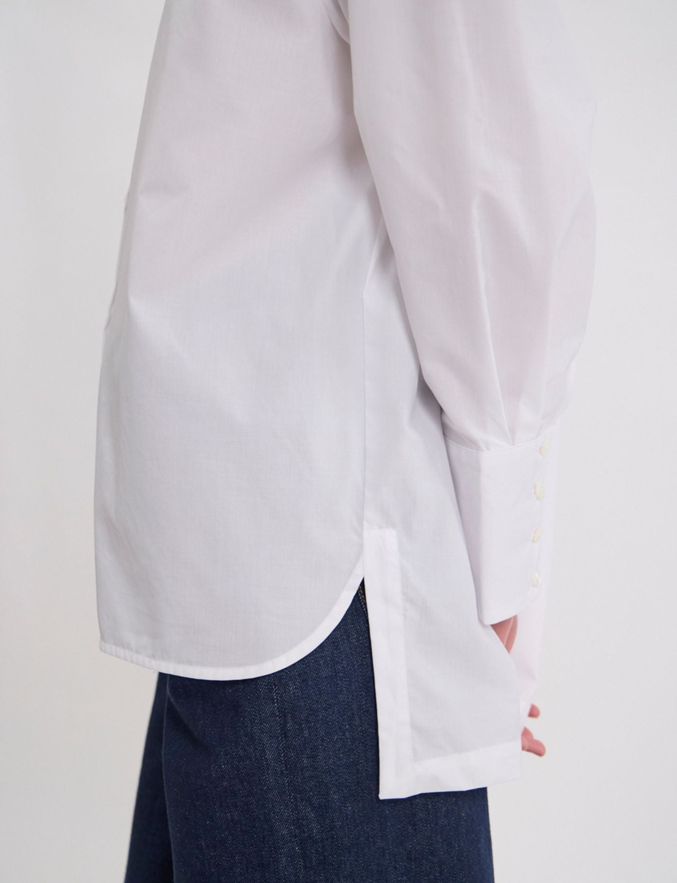 Falco white cotton shirt