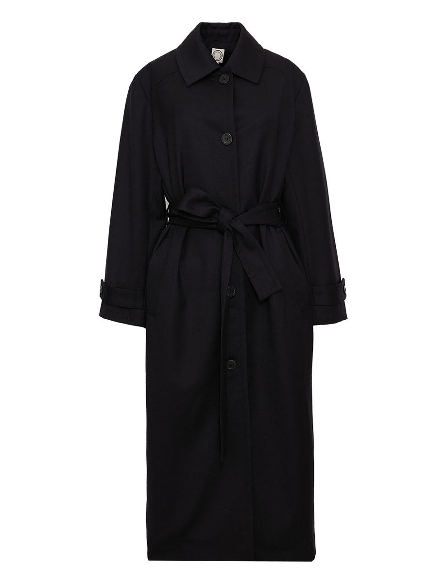 Cappotto Esme in lana nera