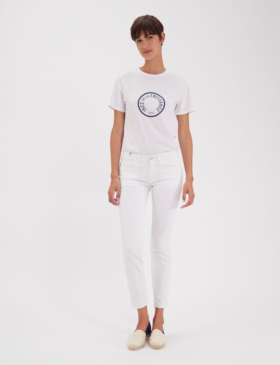 Denim Bamboo blanc