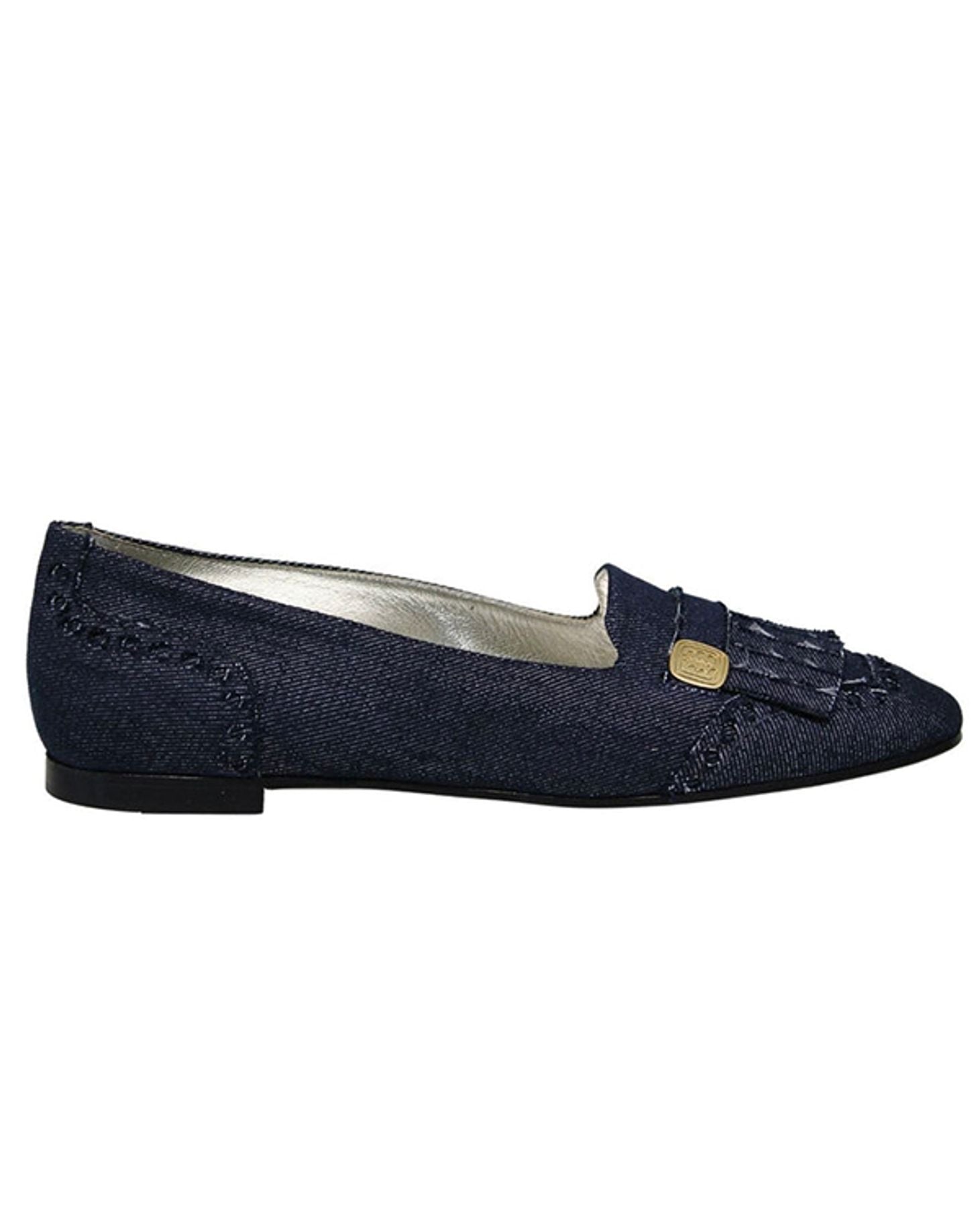 Ballerines de ville en denim