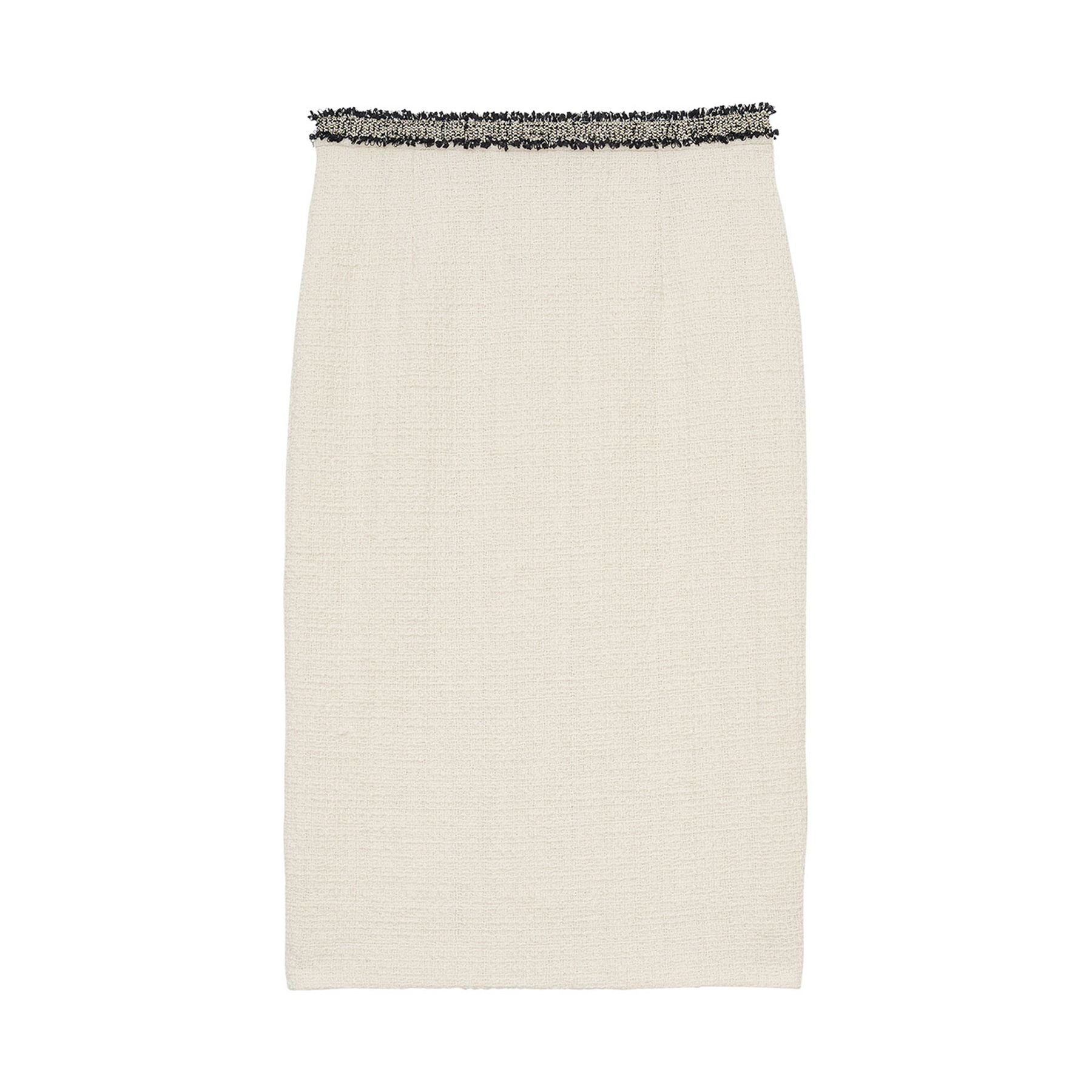 Gonna Gabriela in cotone ecru