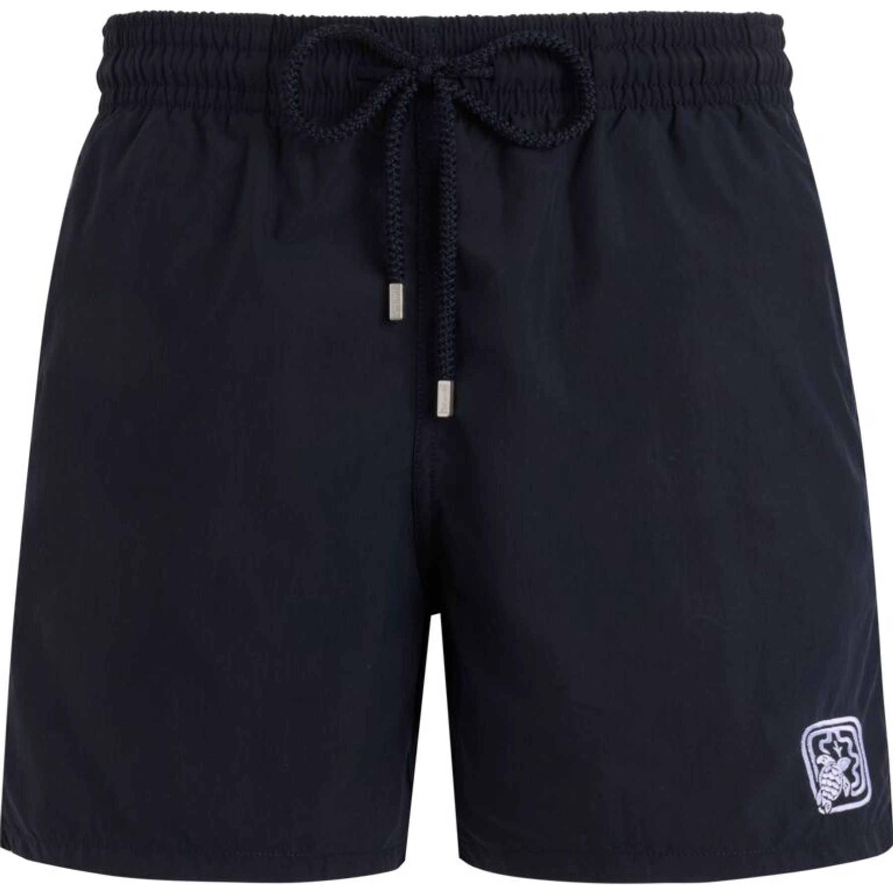 Maillot de bain pour homme Ines x Vilebrequin, modèle Moorea bleu marine