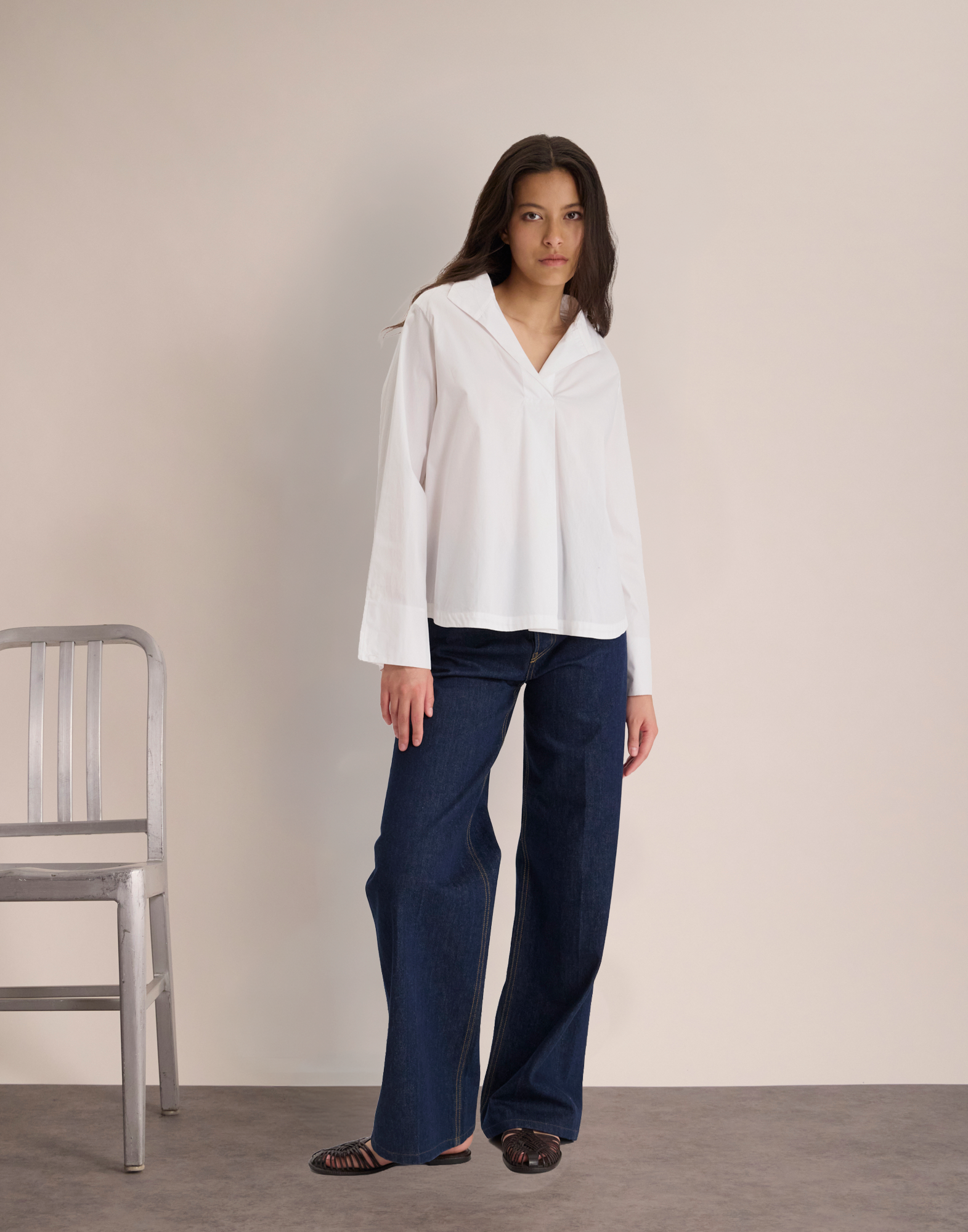 Camicia Noa in cotone bianco