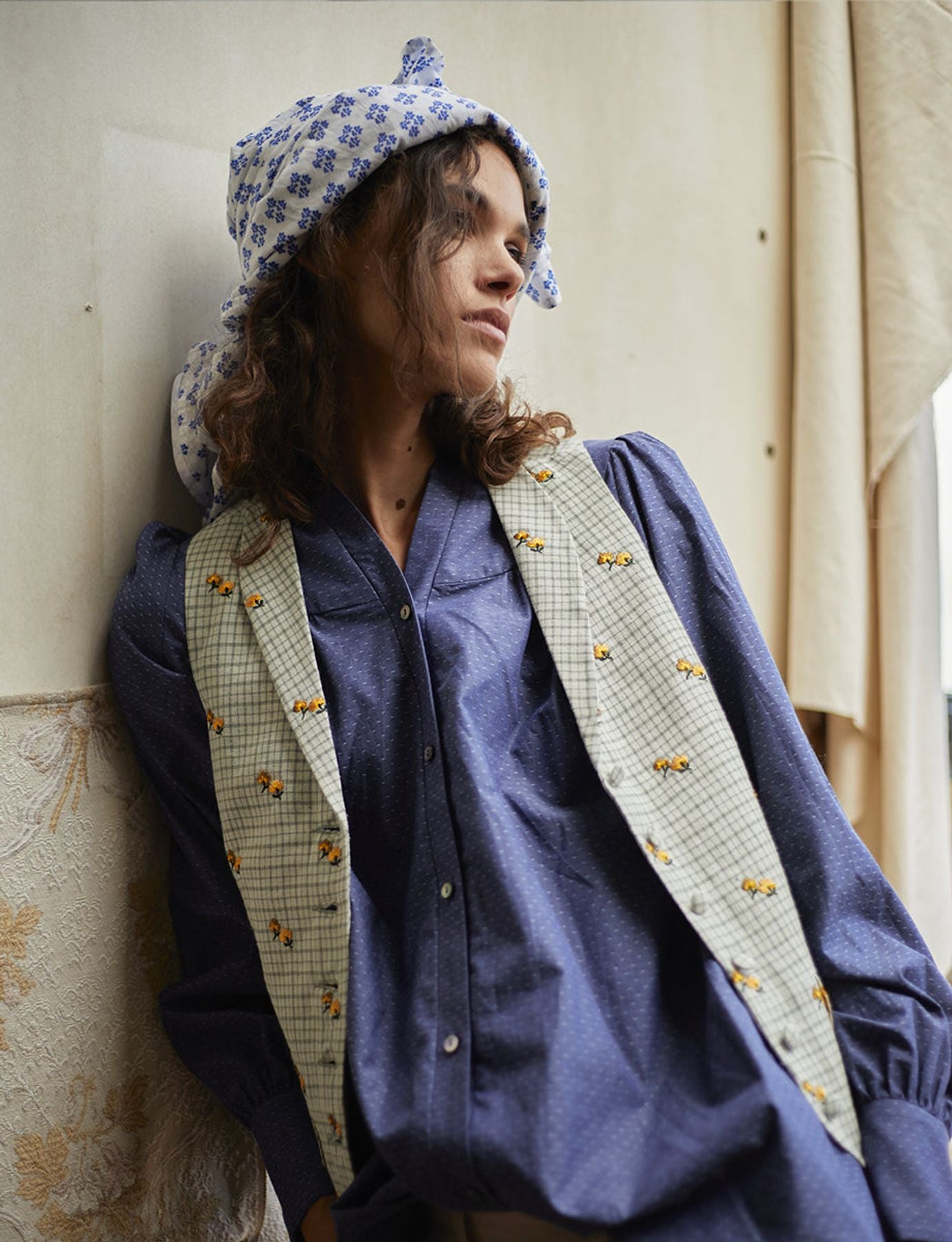 Cardigan con stampa verde Robinson