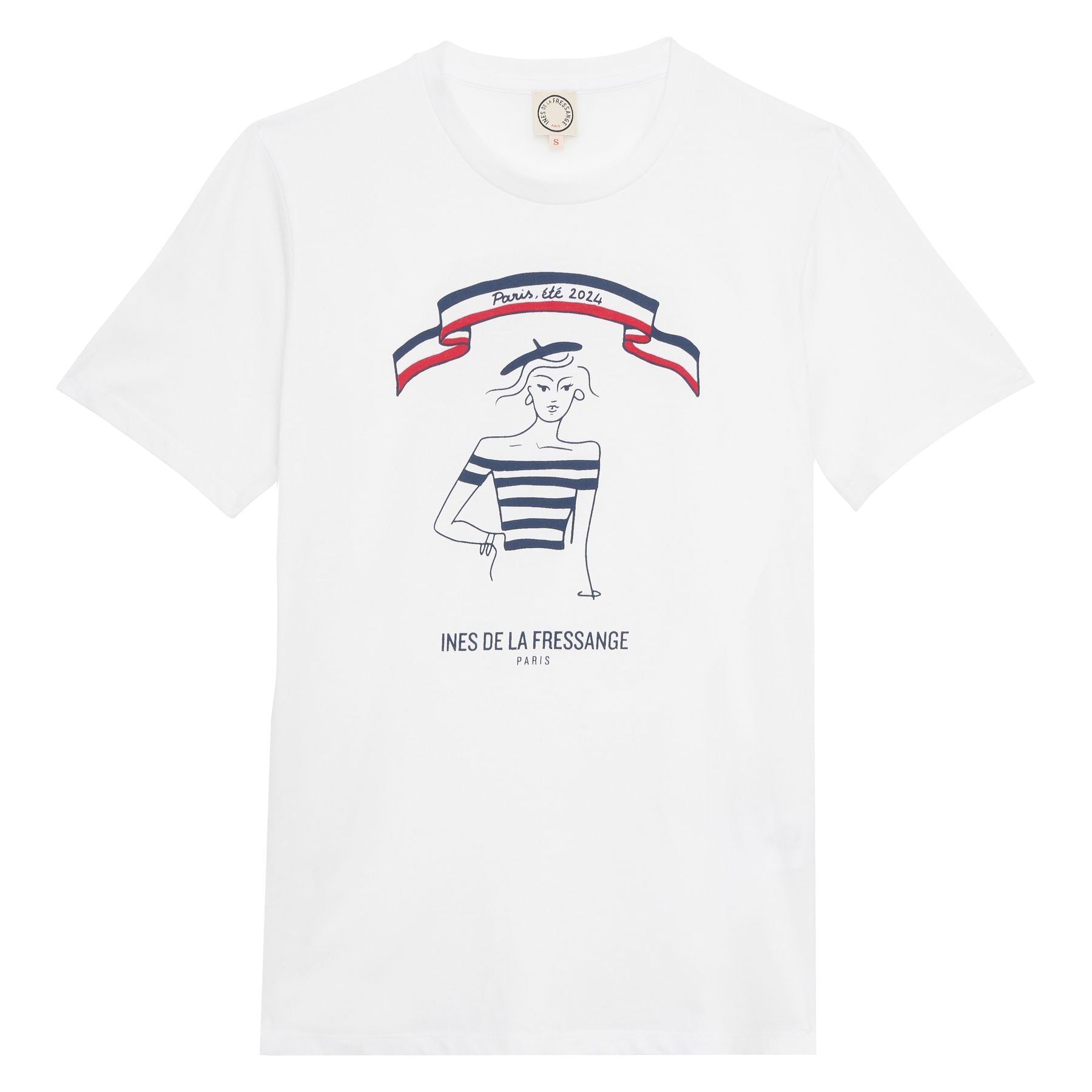 T-shirt série limitée, été 2024 à Paris, modèle « Parisienne »
