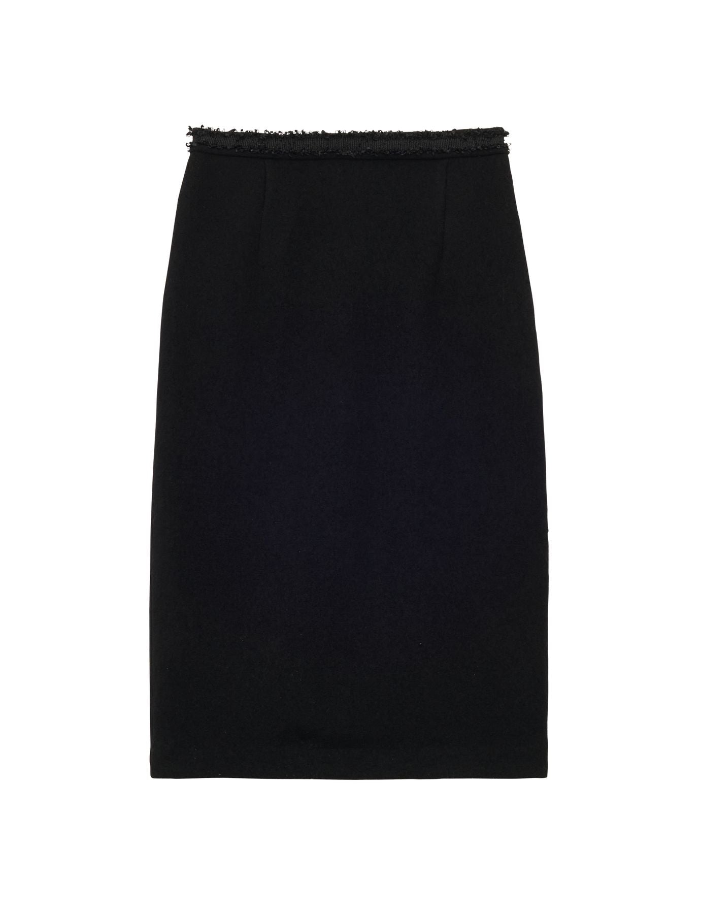 Jupe Gabriela en laine noire