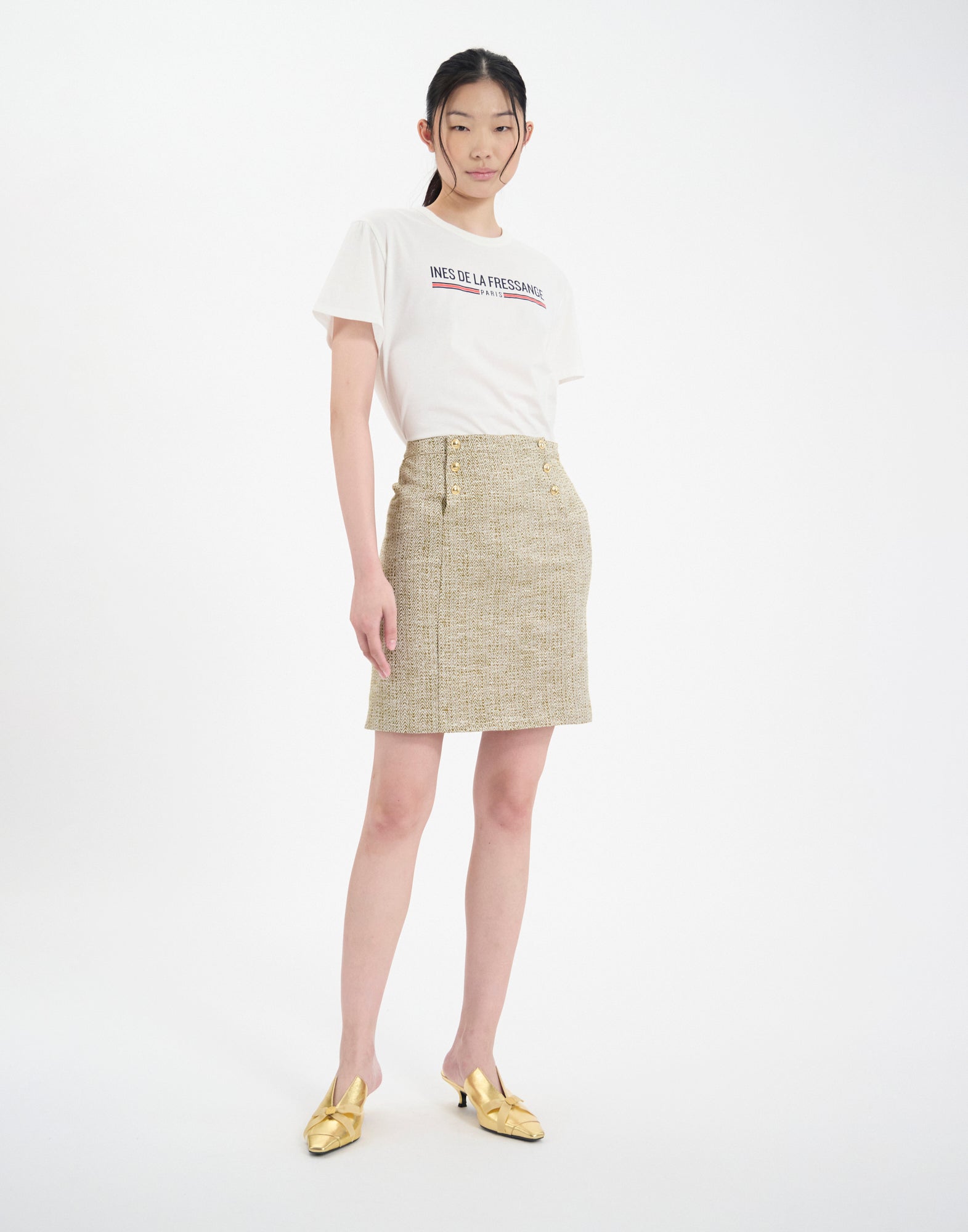 Edmonde gold skirt