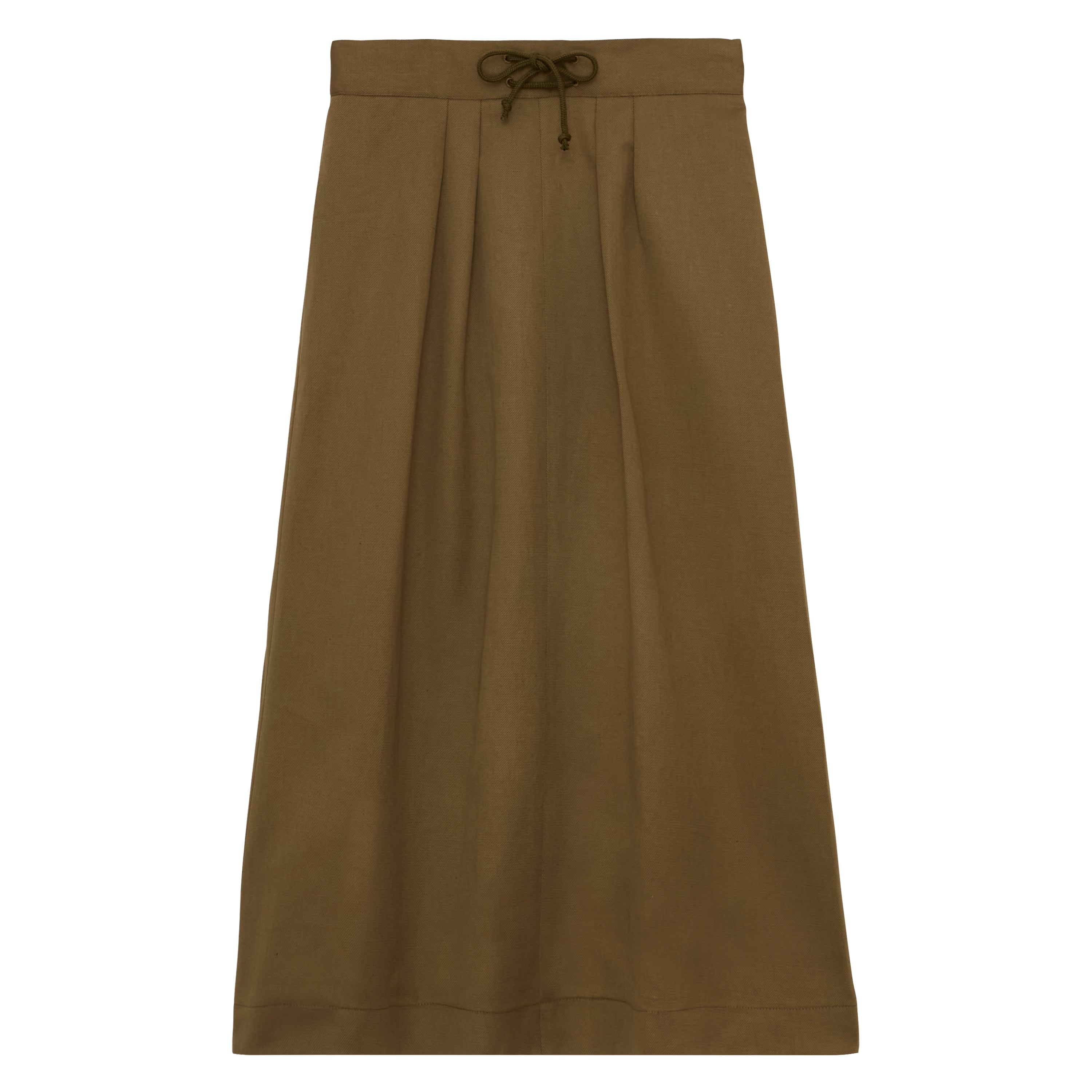 Maud khaki skirt