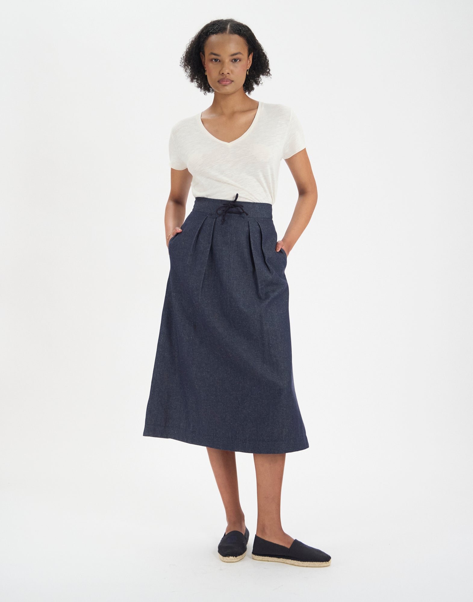 Maud skirt in navy blue