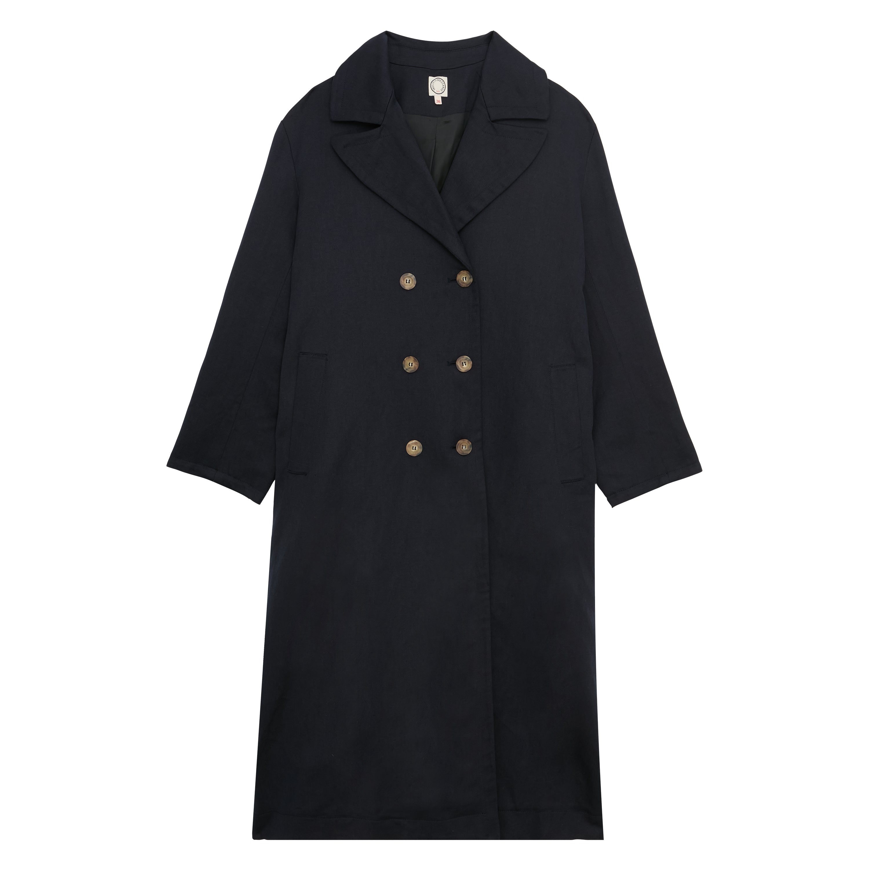 Denise coat in navy blue