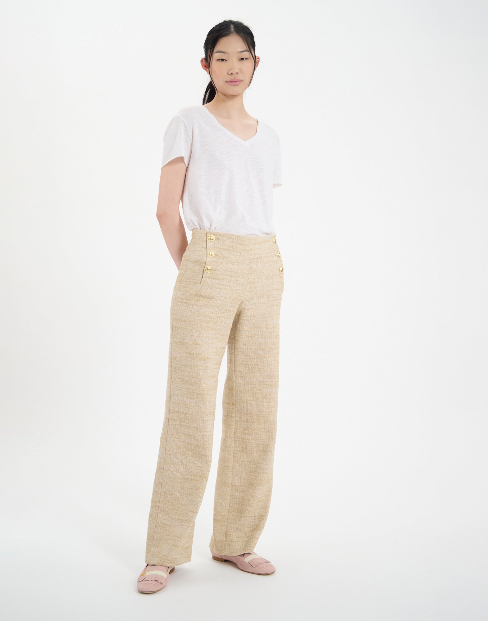 Gabriel trousers in ecru