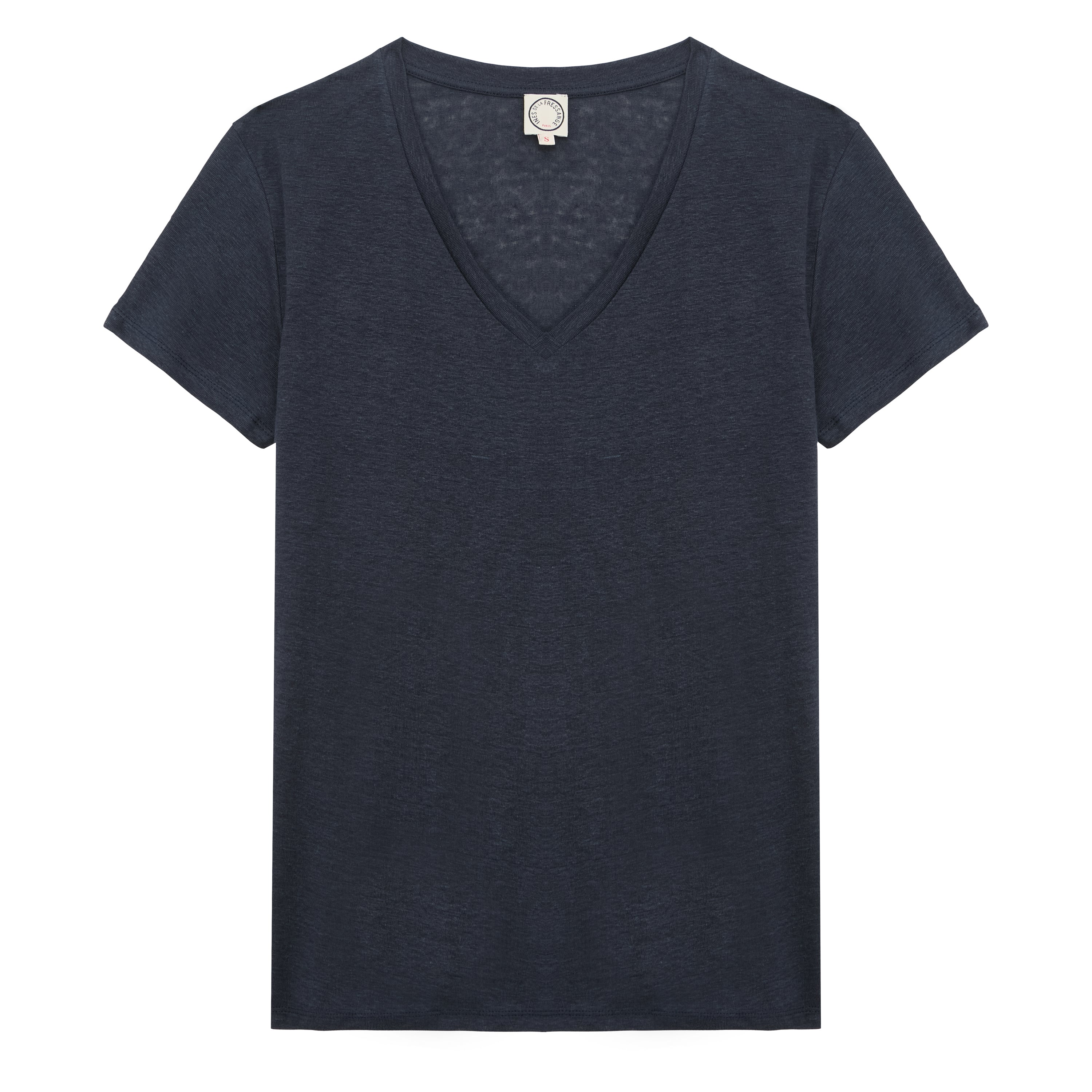T-shirt Apolline en lin marine