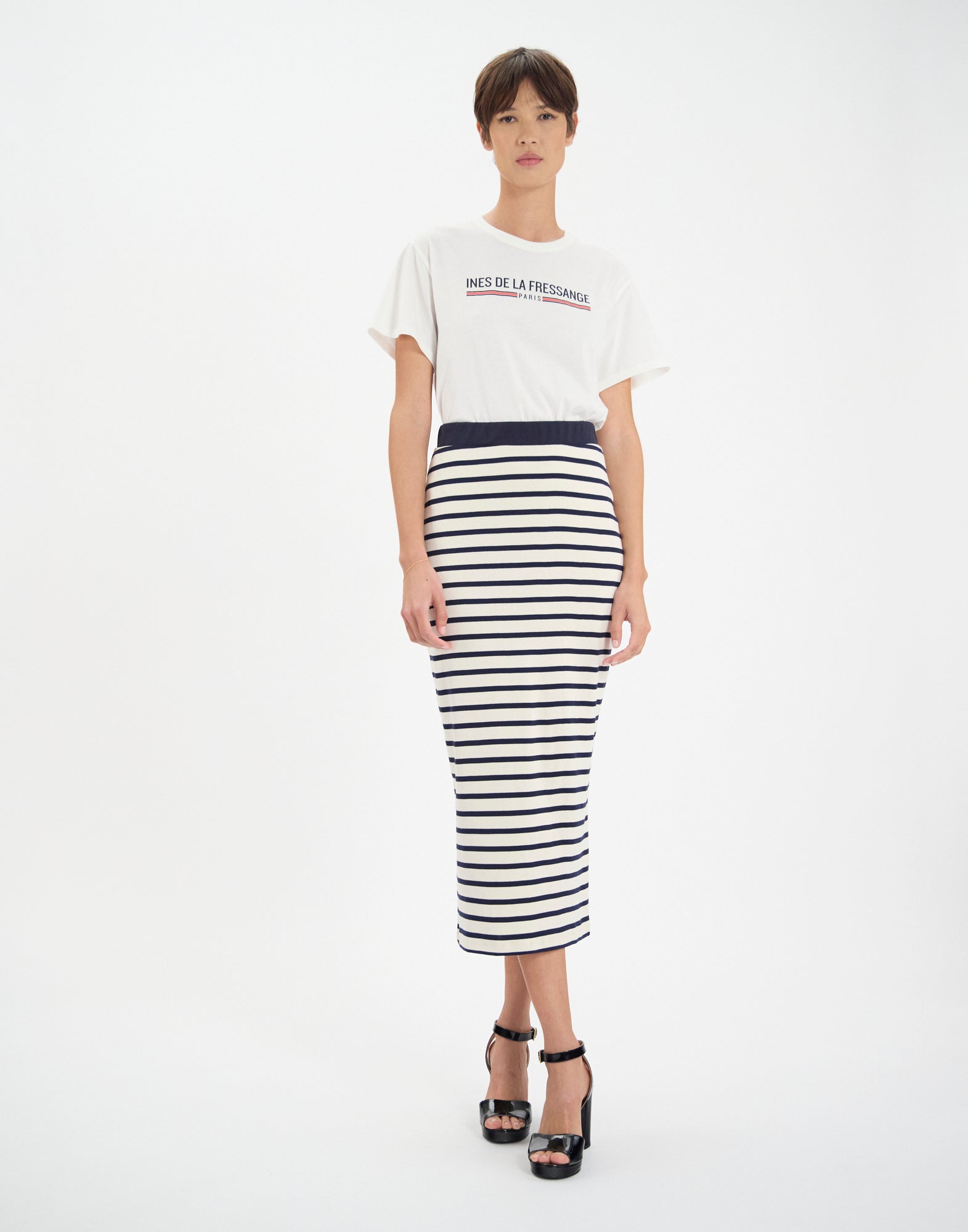 Blandine skirt in navy blue