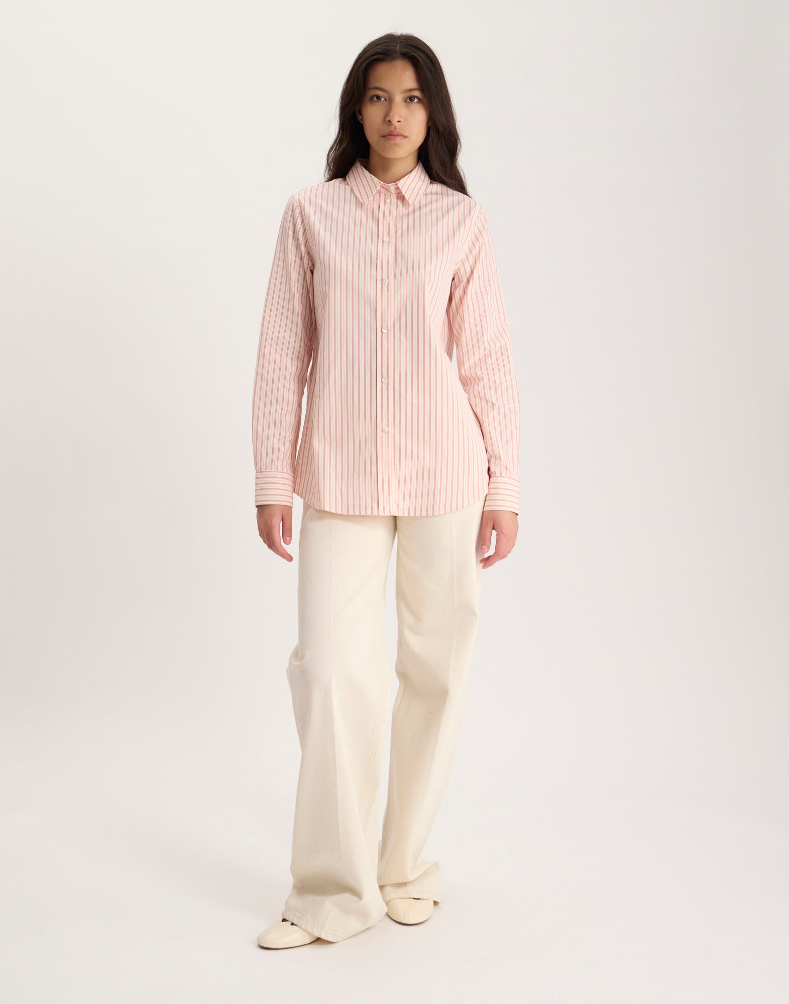 Camicia in cotone a righe Martin
