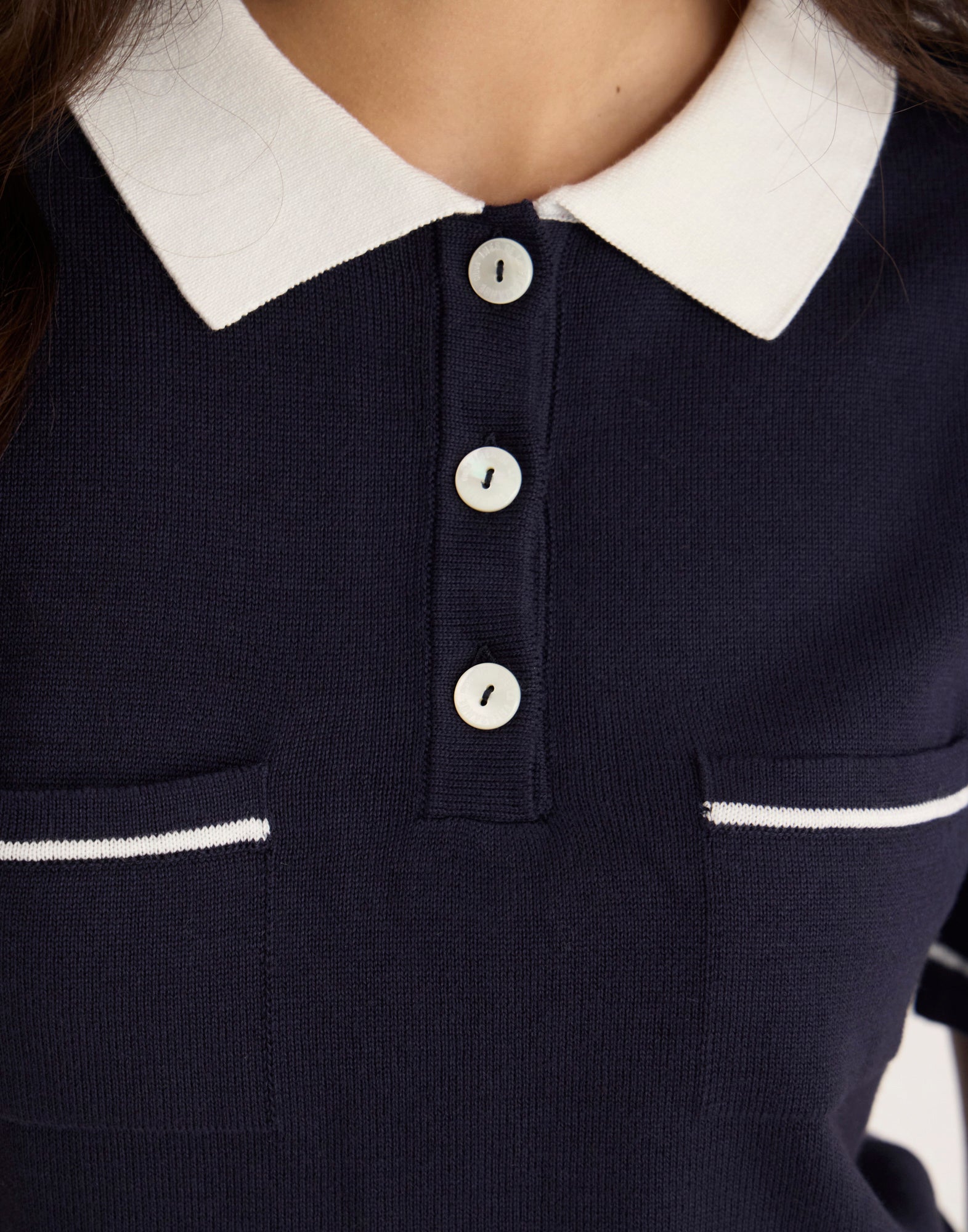 Polo Fran bleu marine