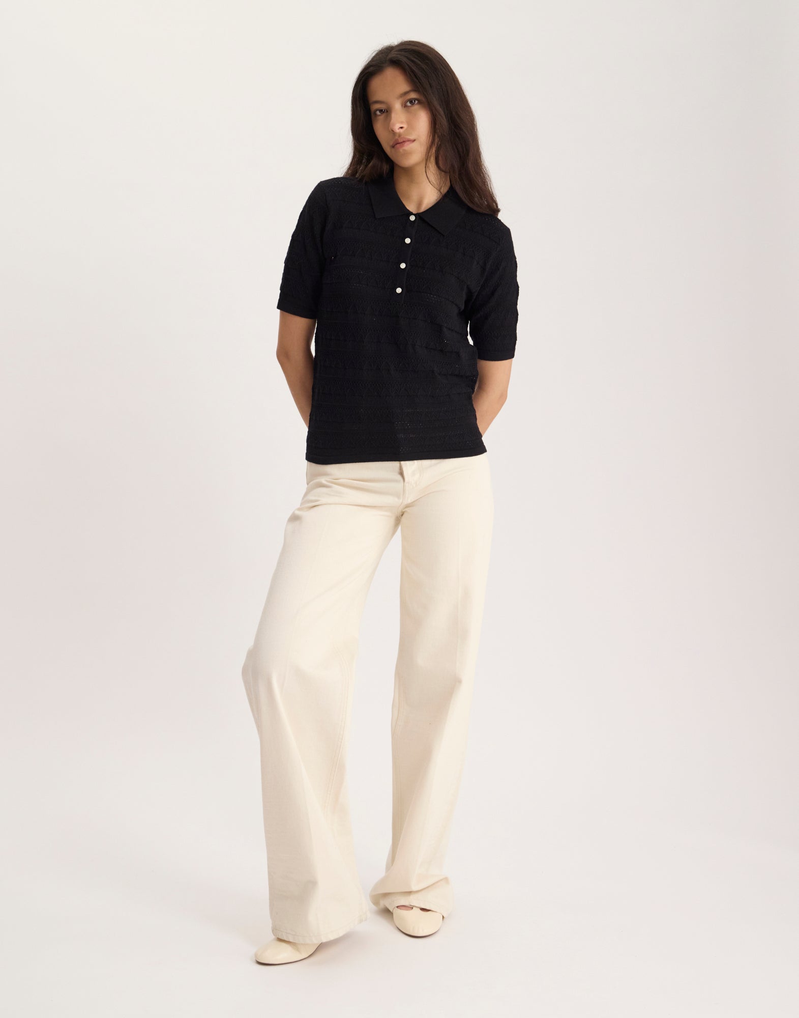 Polo Florence noir