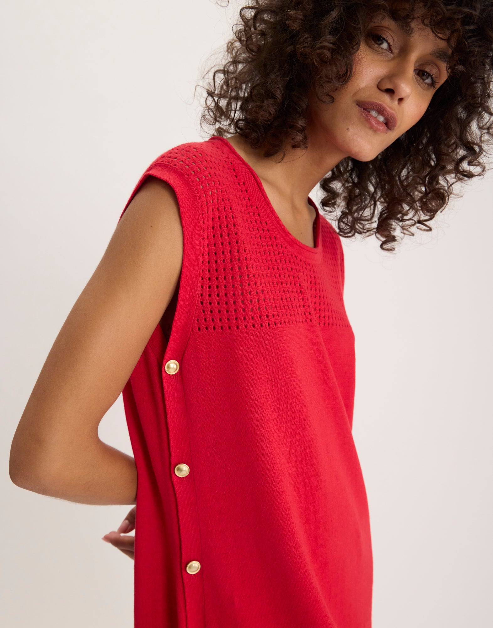 Robe de jour Iris en lin mélangé