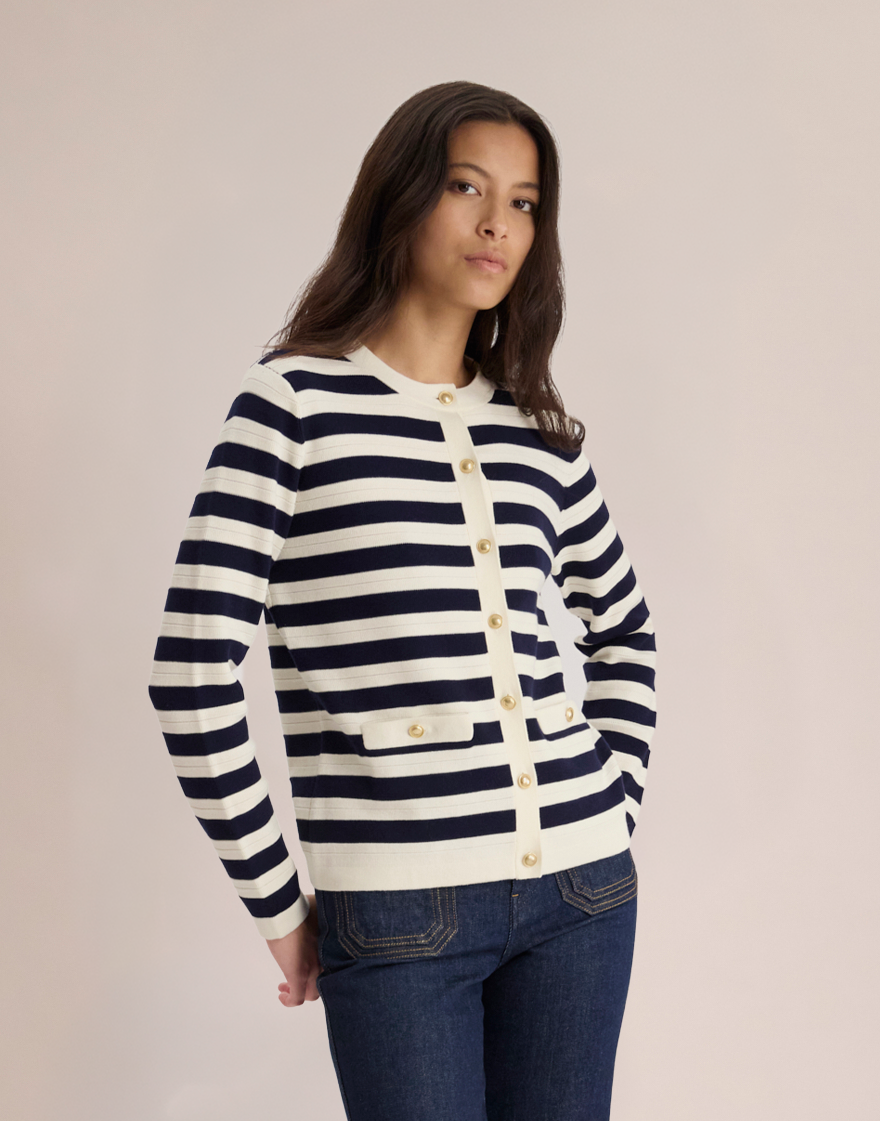 Cardigan Vanille de algodón