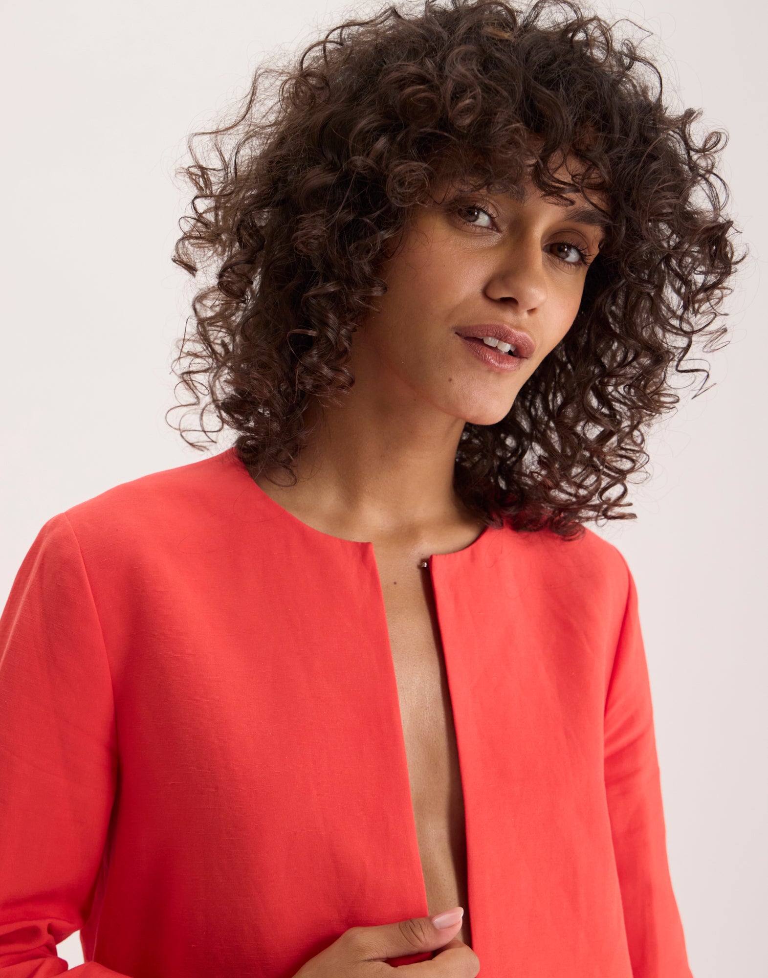 Veste Magoo en rayonne et lin