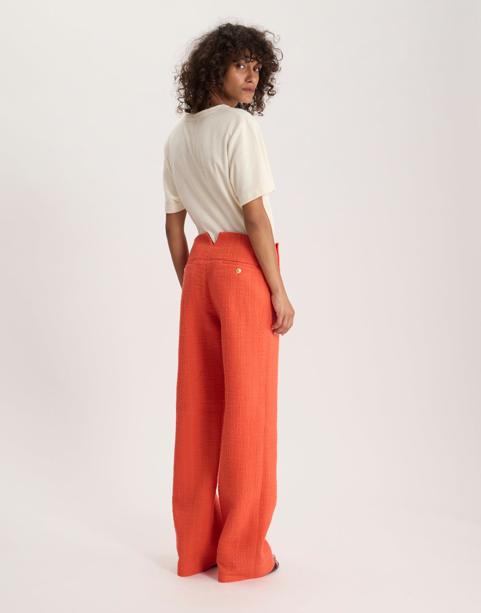 Pantaloni Gabriel arancioni