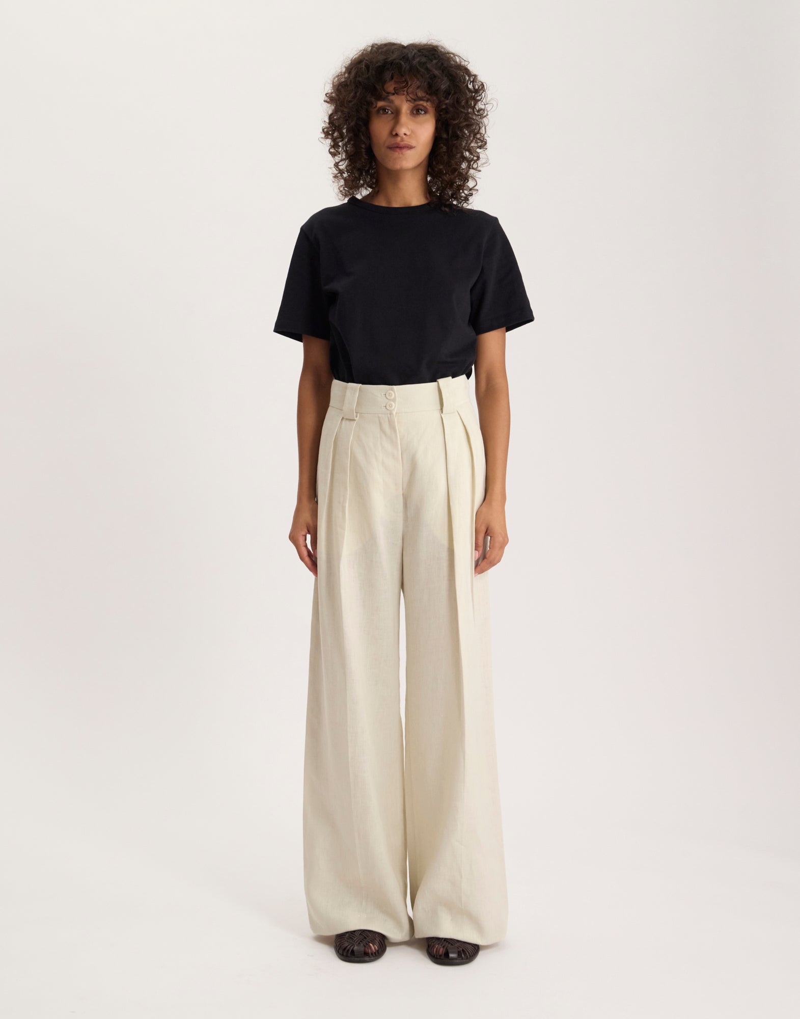 Marlène trousers in ecru