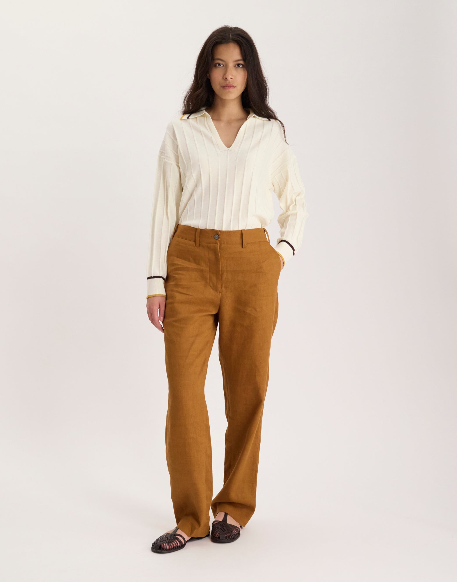 Thelma trousers in brown
