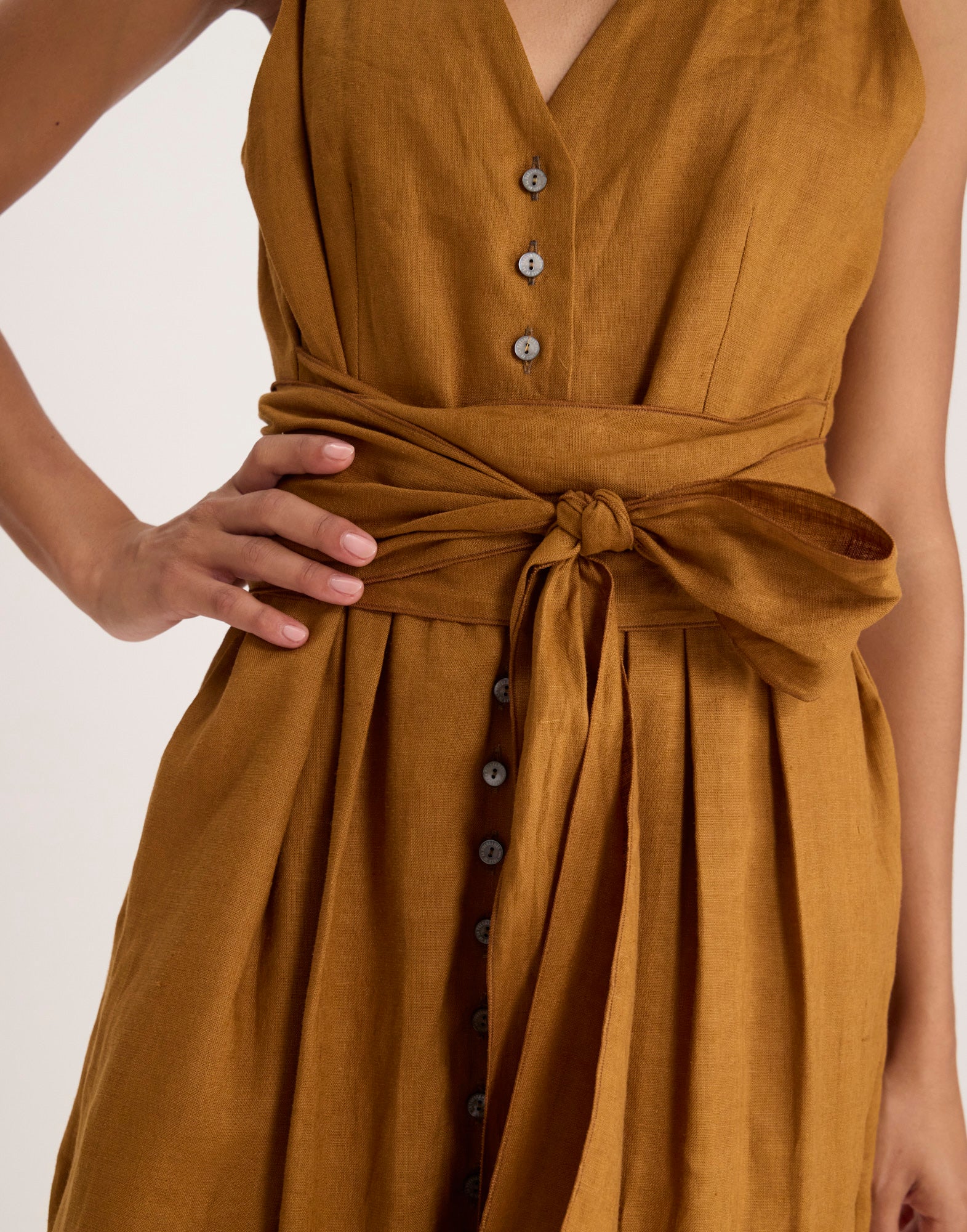Robe Ambre marron