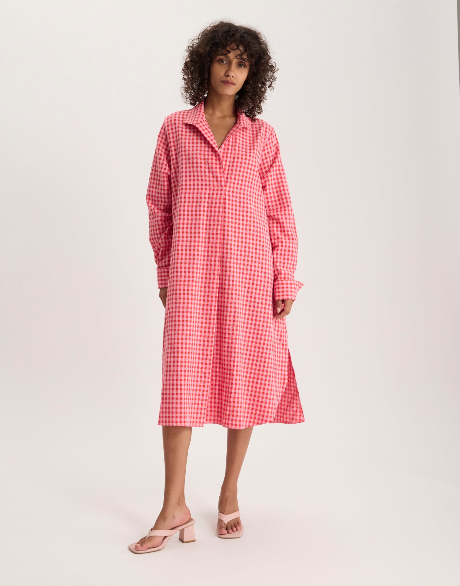 Robe Noella à carreaux