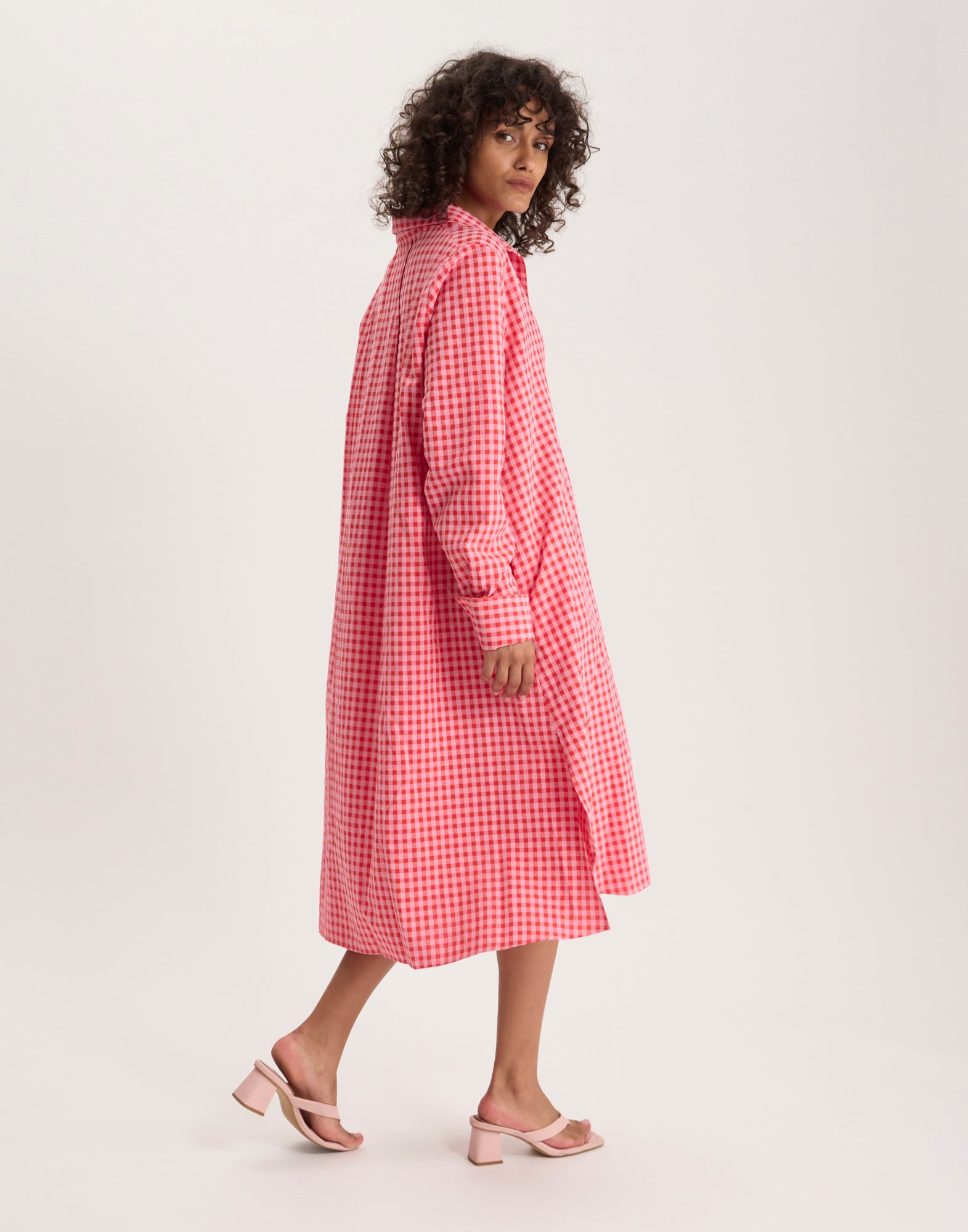 Robe Noella à carreaux
