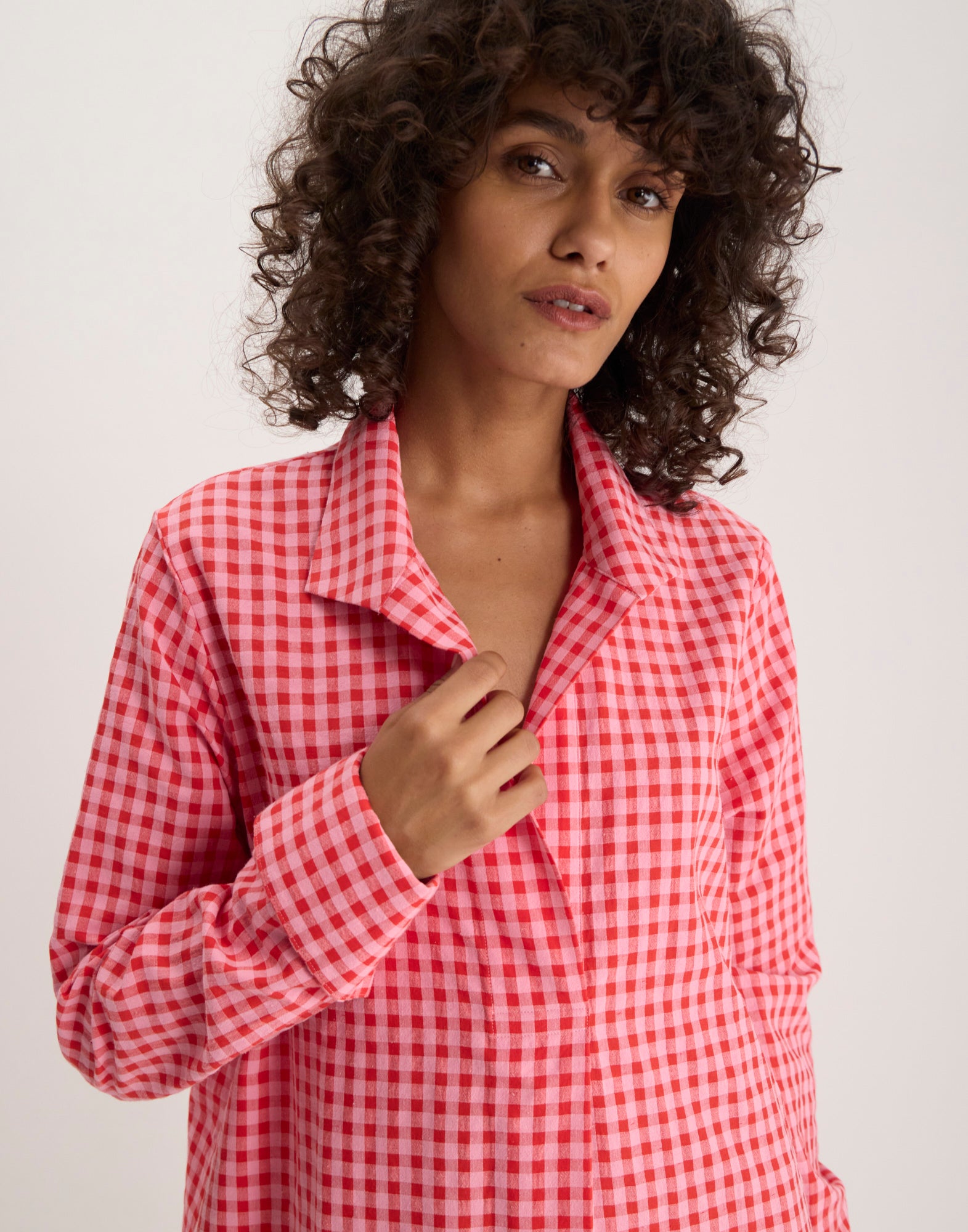 Robe Noella à carreaux