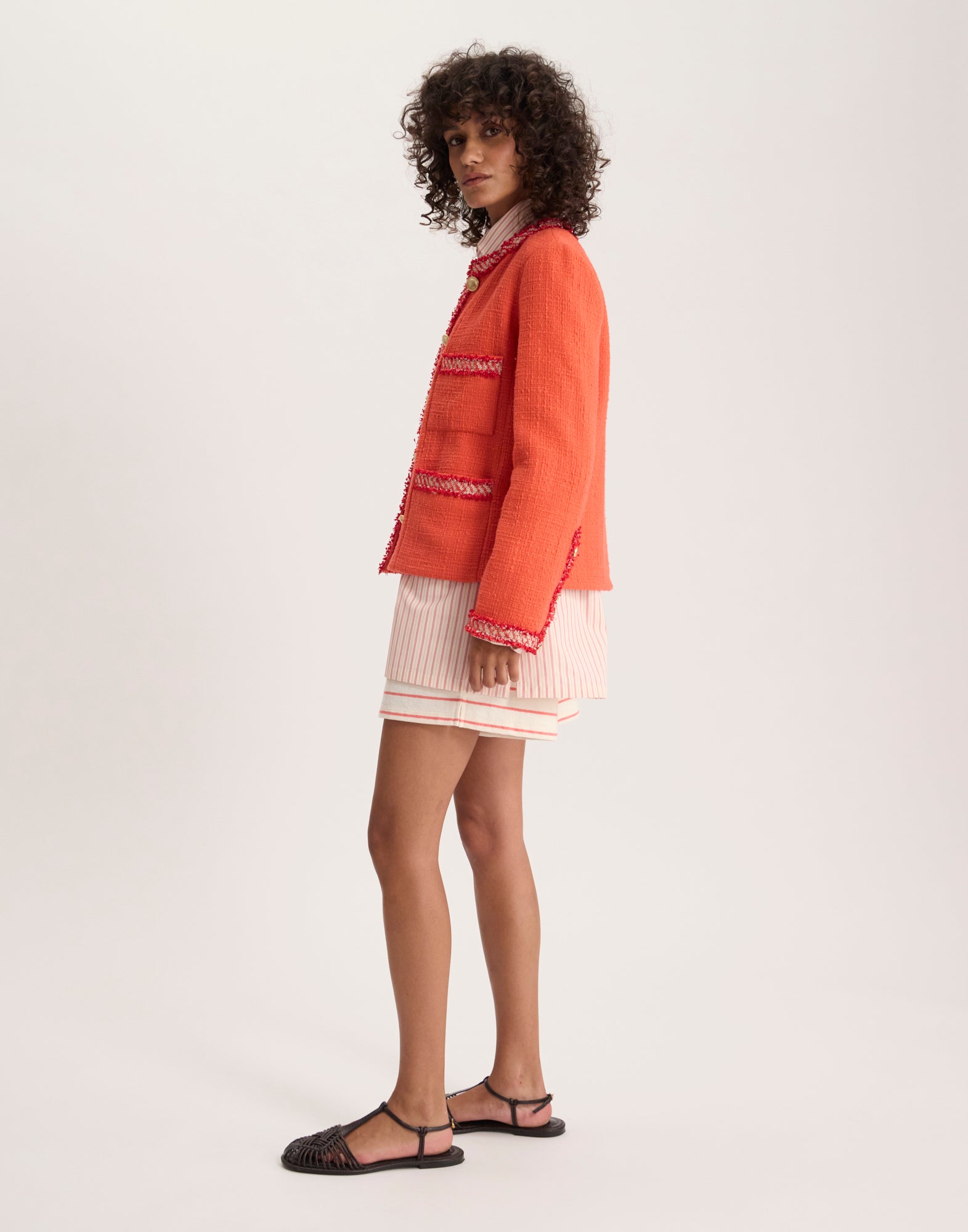 Veste Adelaïde orange