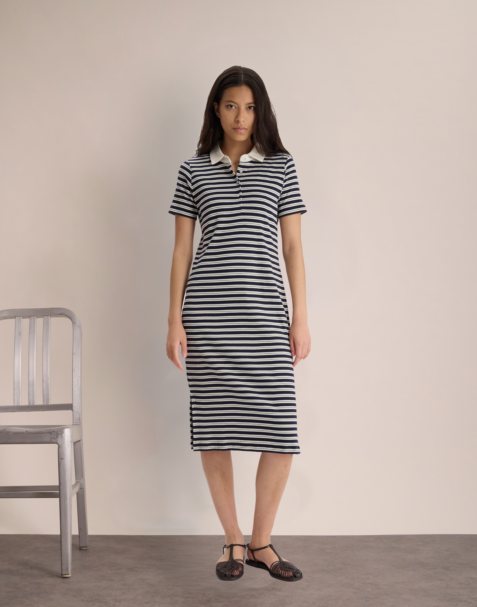 Vestido Polo Romane de algodón