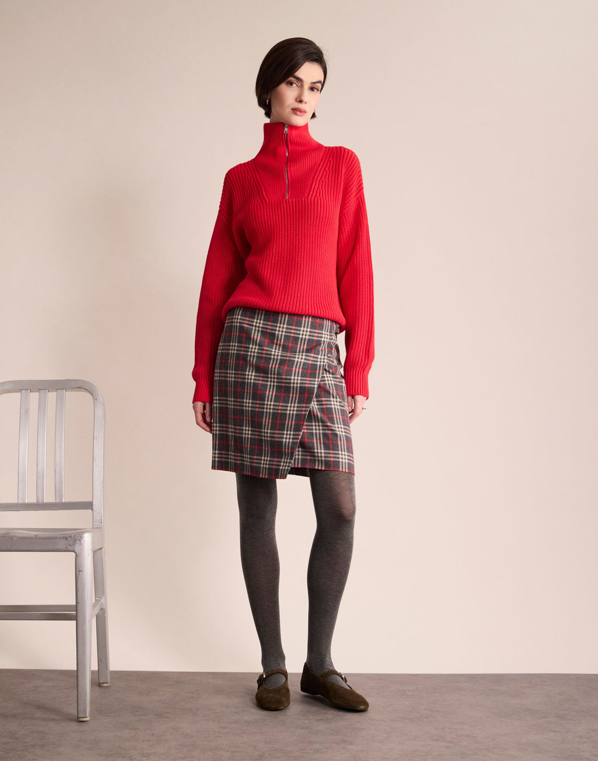 Falda Margareth estampada