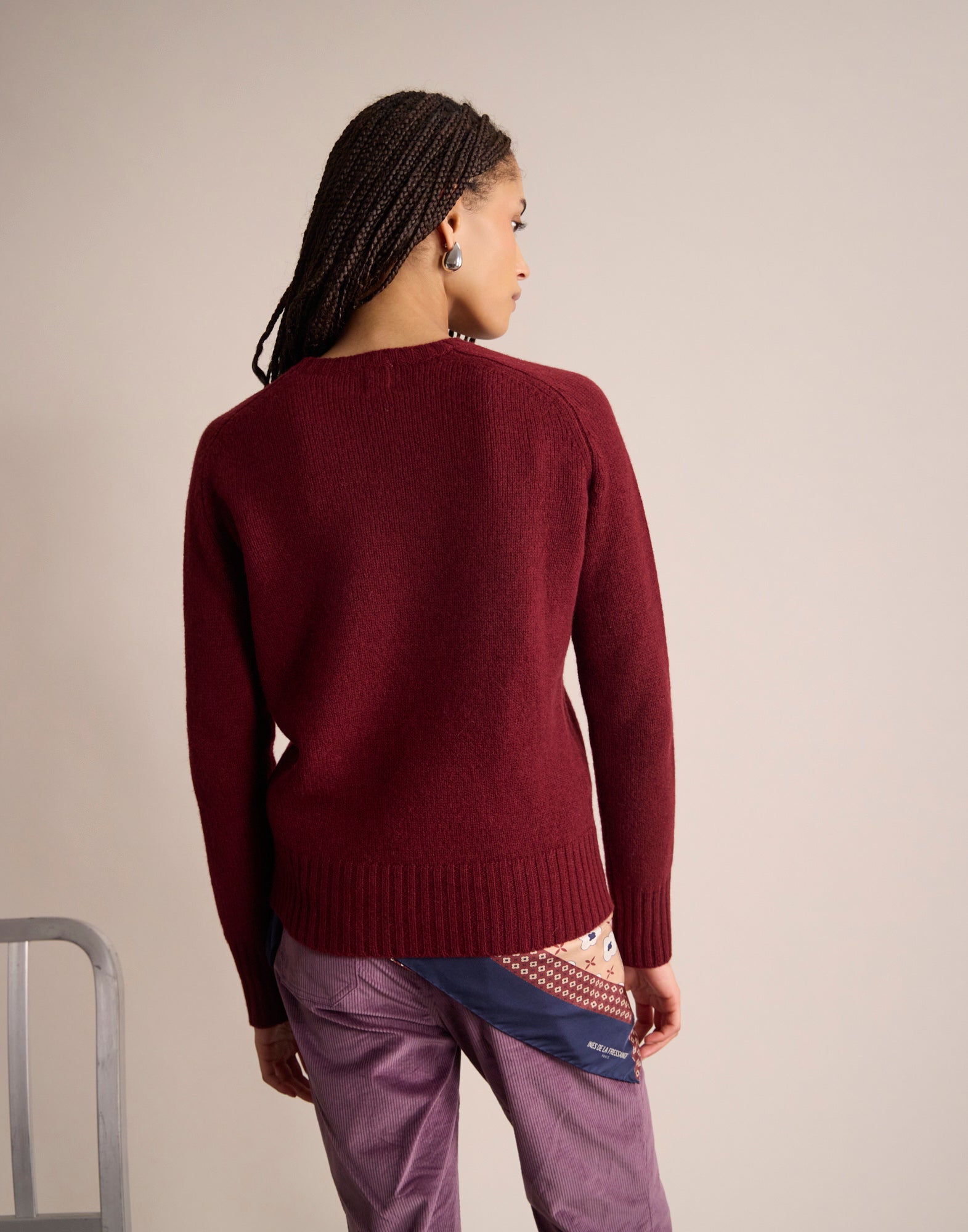 Pull Noelly Bordeaux