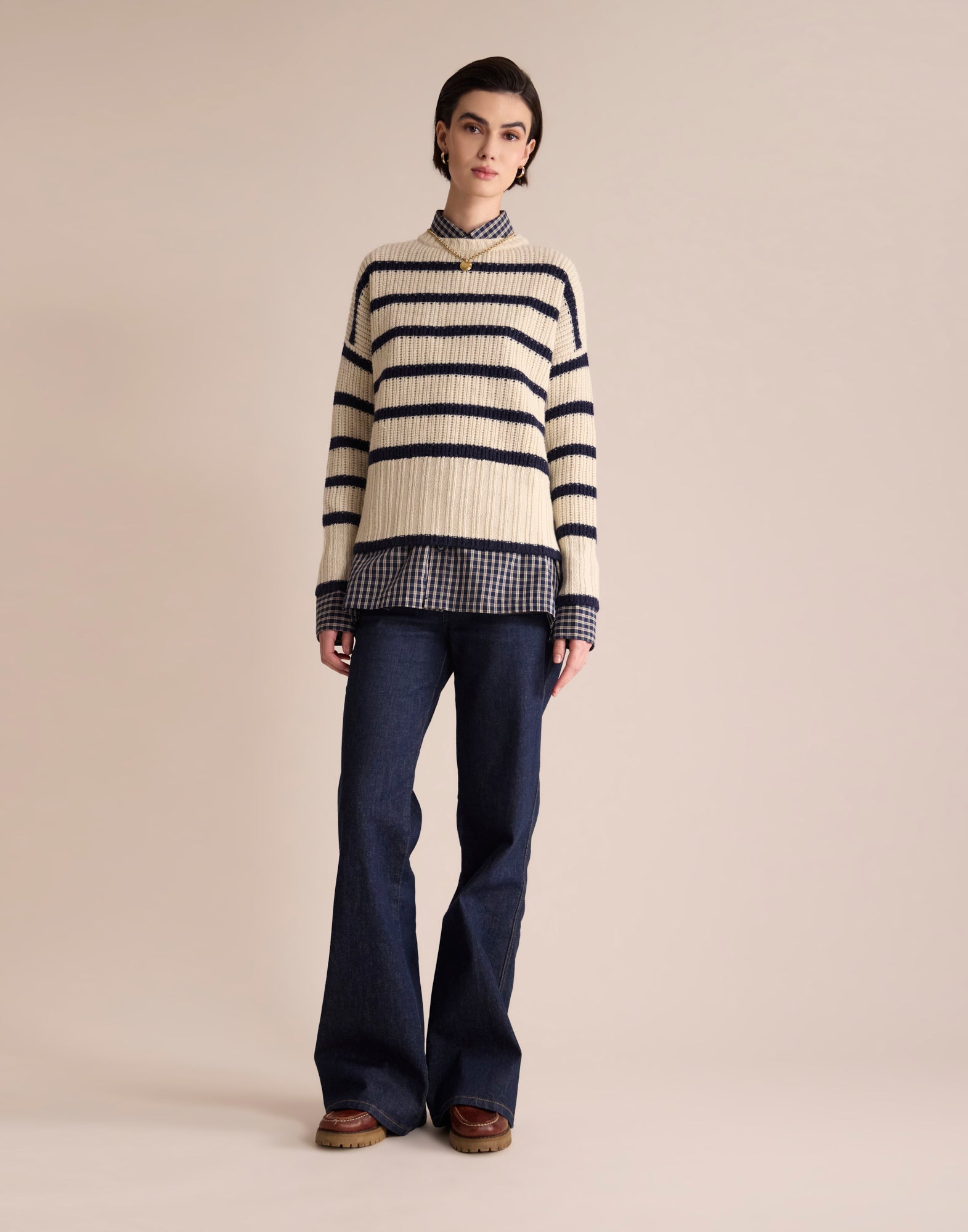 Maelia Striped Jumper