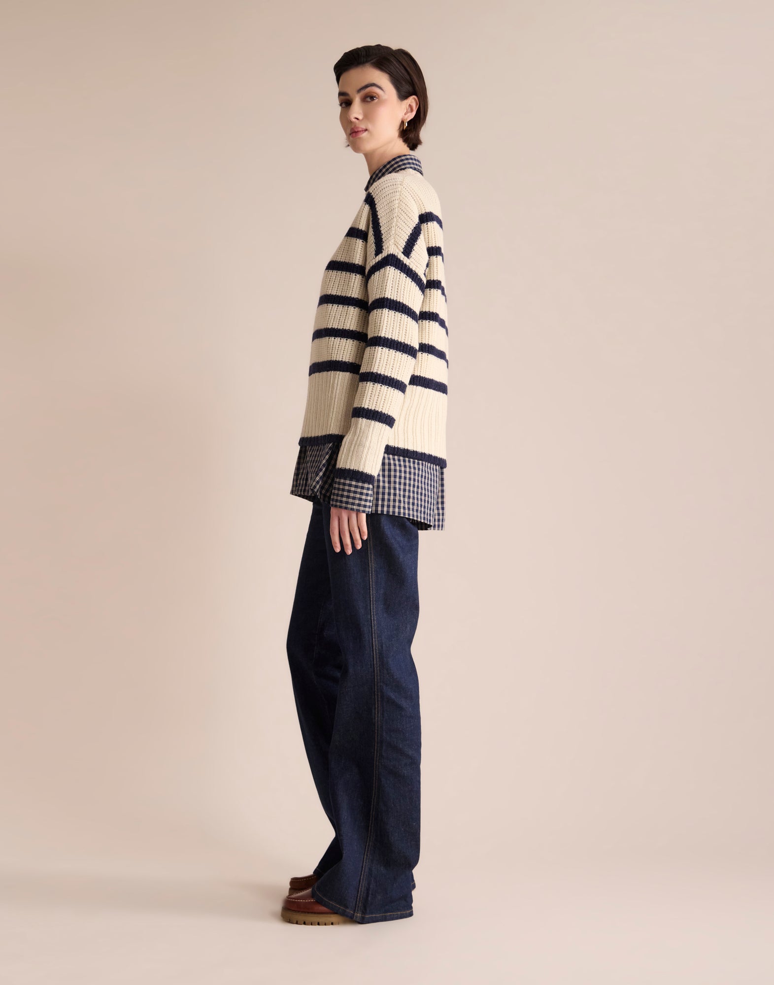 Maelia Striped Jumper