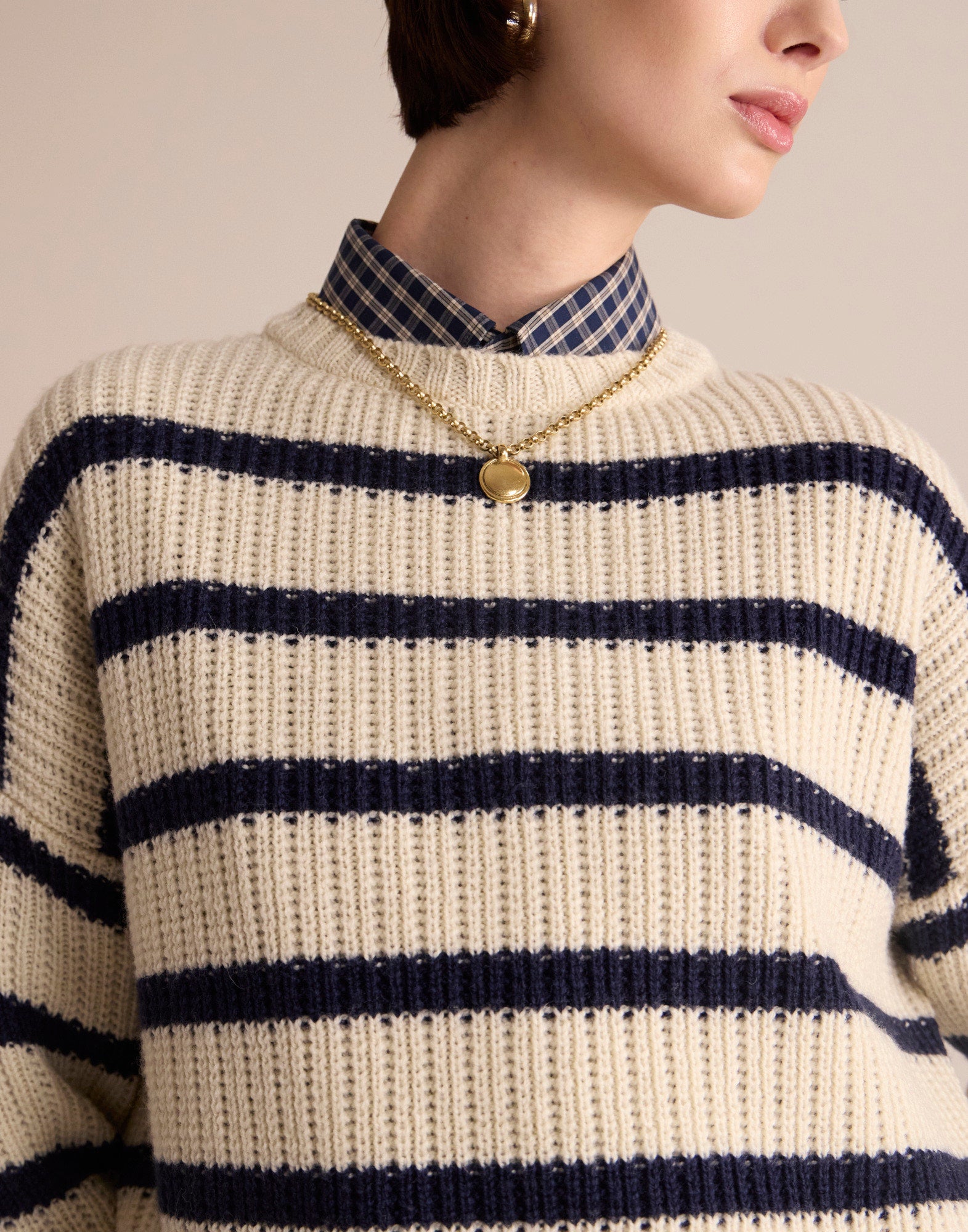 Maelia Striped Jumper