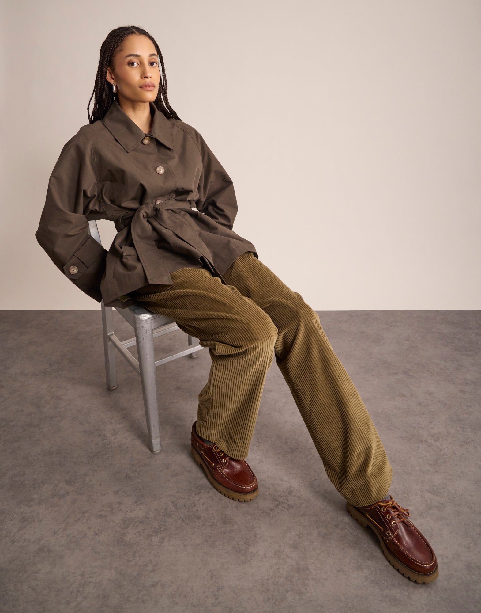 Tess Khaki Trench Coat