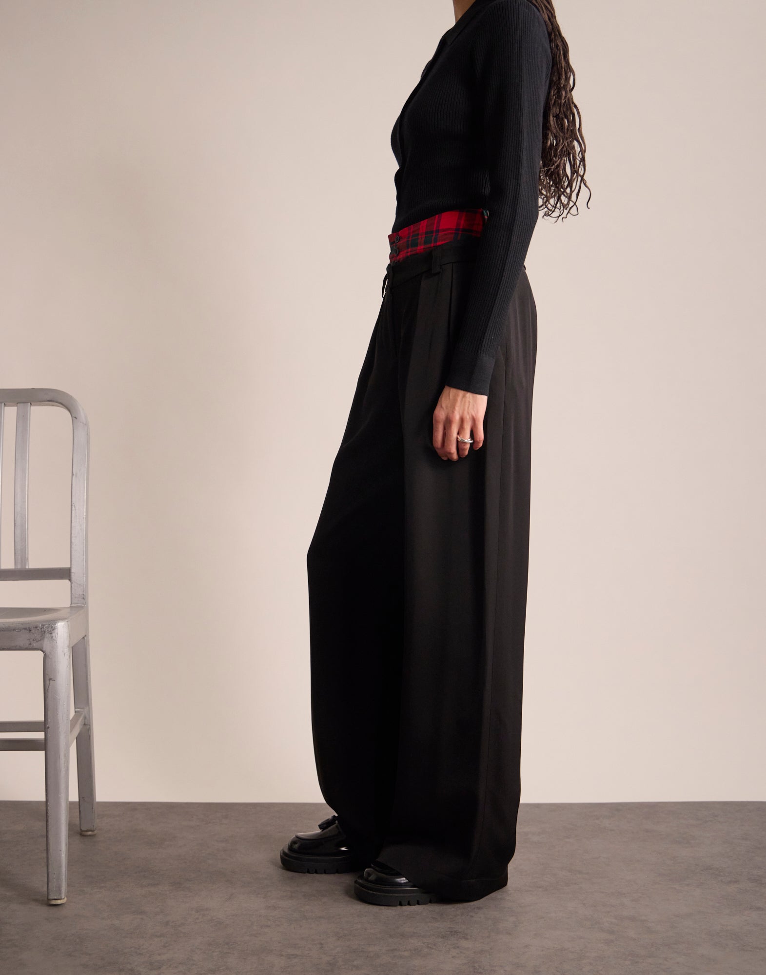 Luciano black trousers