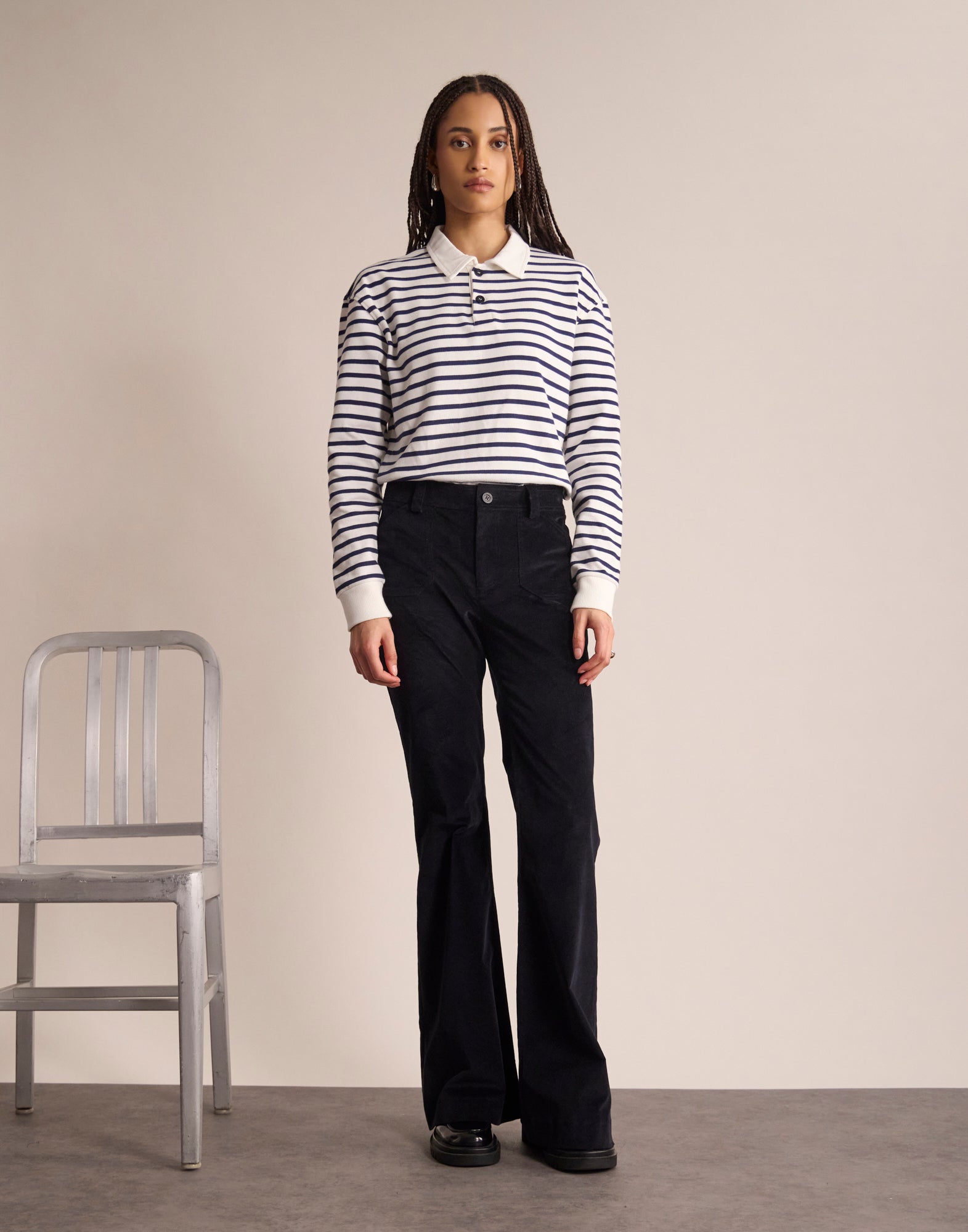 Pantaloni Charlyse neri