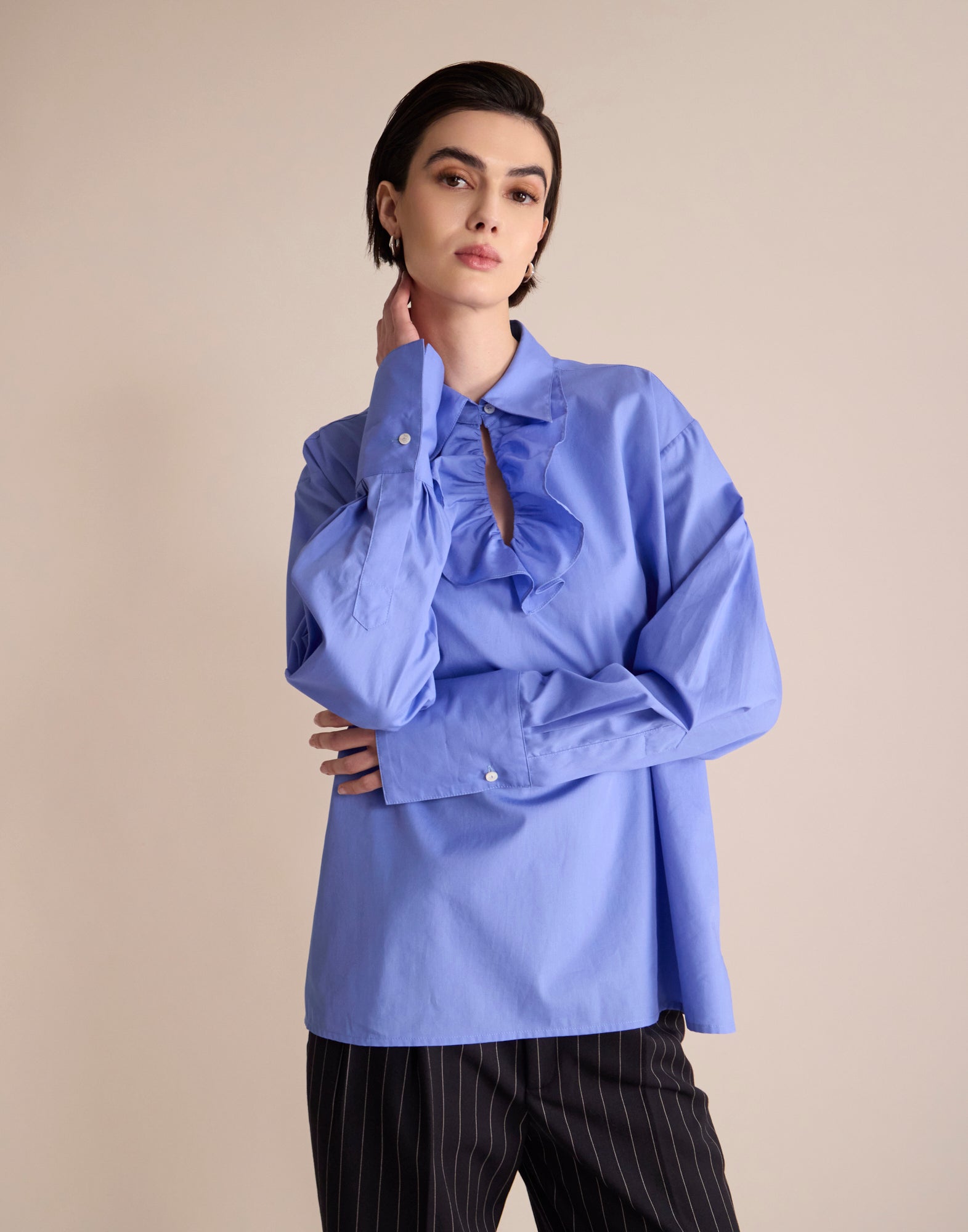 Ortiz Blue Shirt