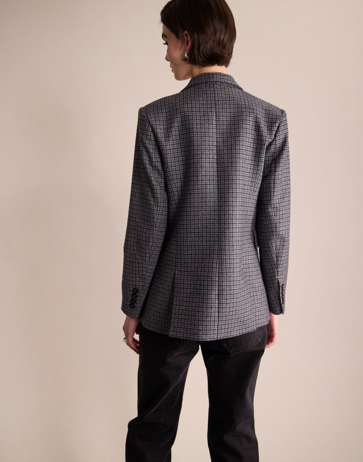 Veste June à Carreaux