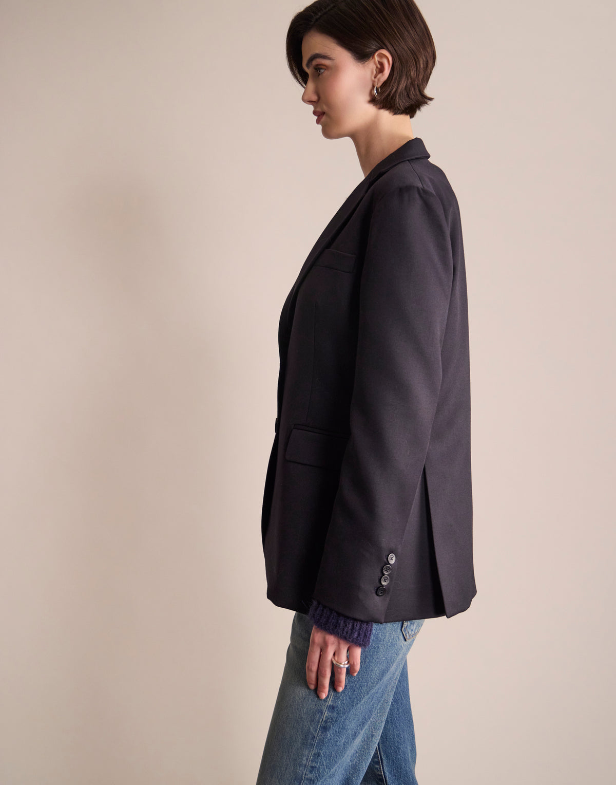 Jacke „Louane“ in Marineblau