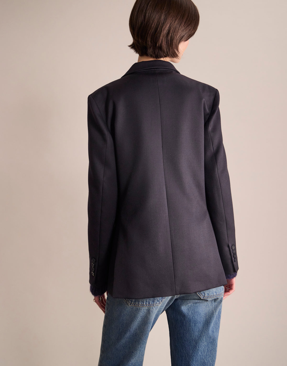 Jacke „Louane“ in Marineblau