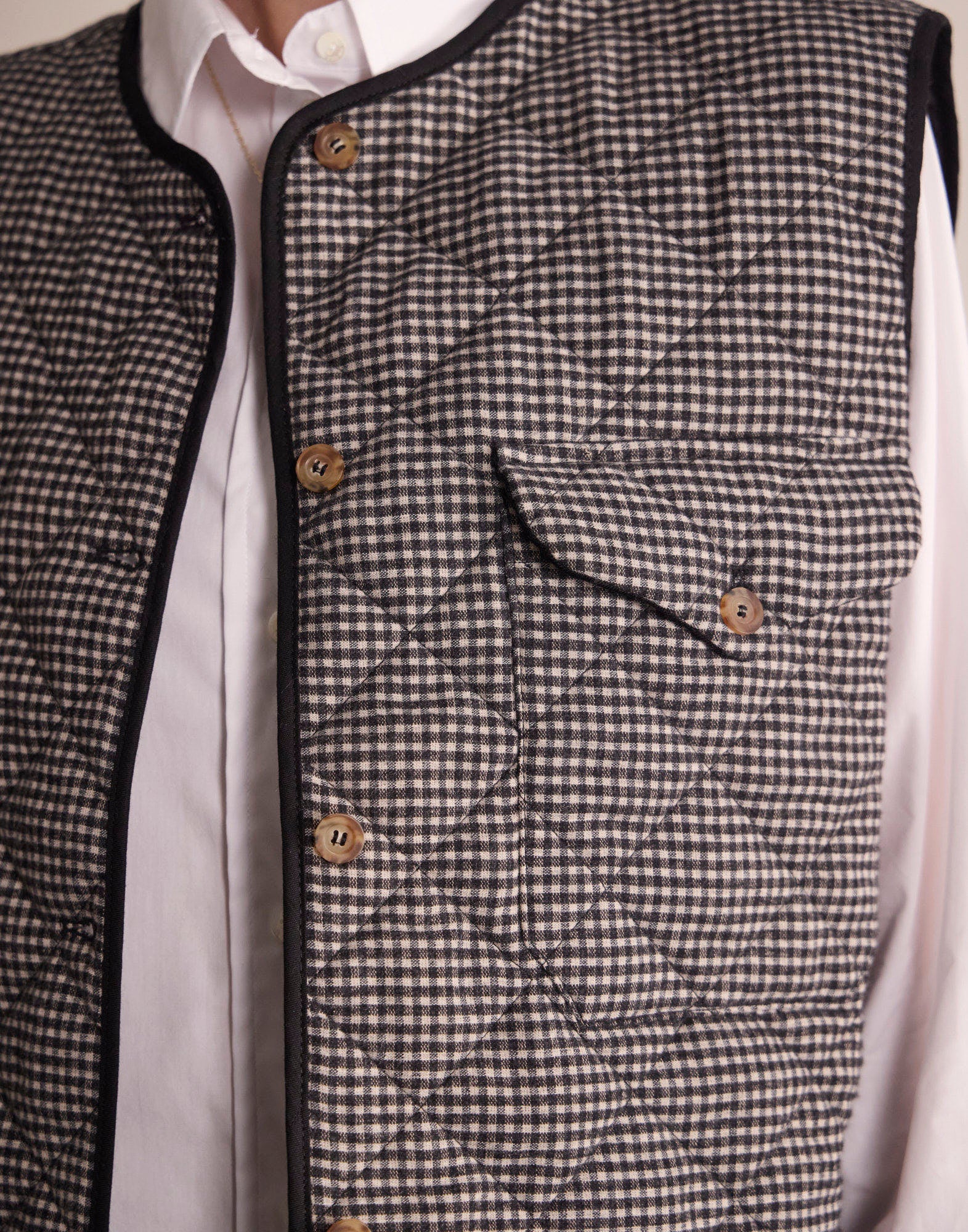 Chaqueta de invierno a cuadros