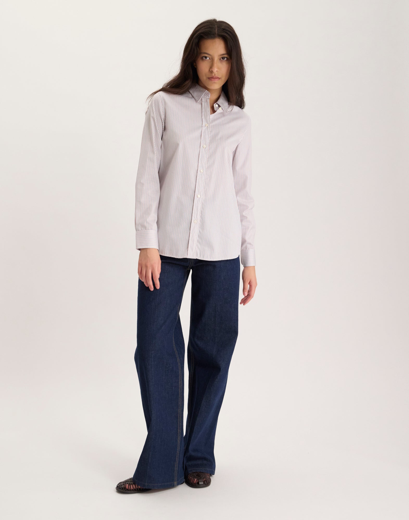 Camicia in cotone a righe Martin