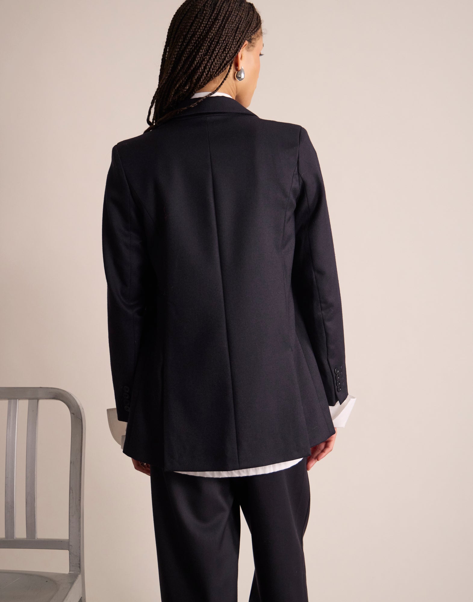 Dunkelblaue Bruna-Jacke
