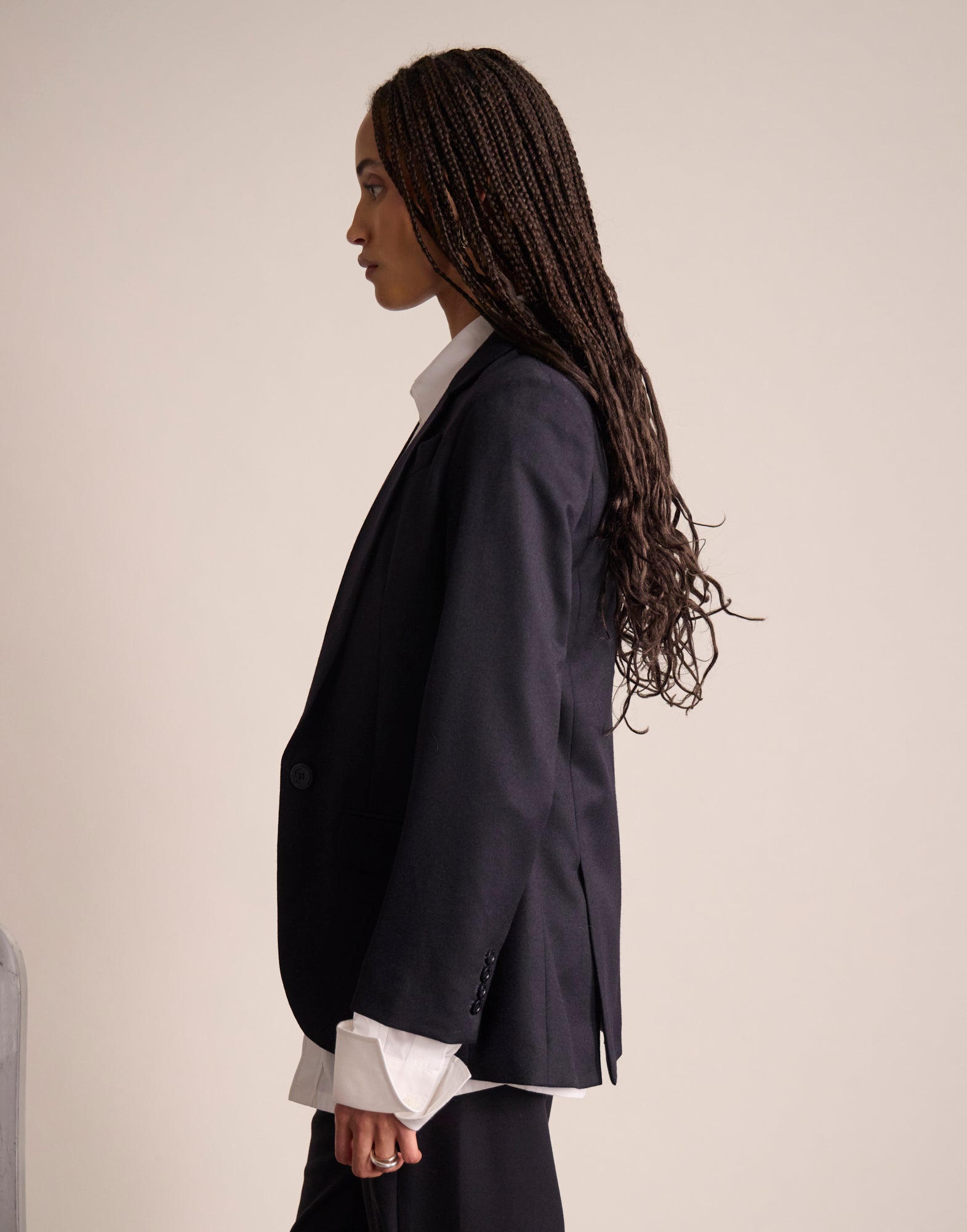Dunkelblaue Bruna-Jacke
