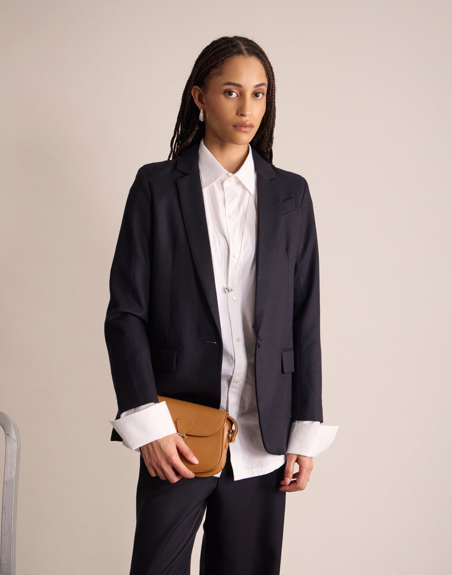 Dunkelblaue Bruna-Jacke
